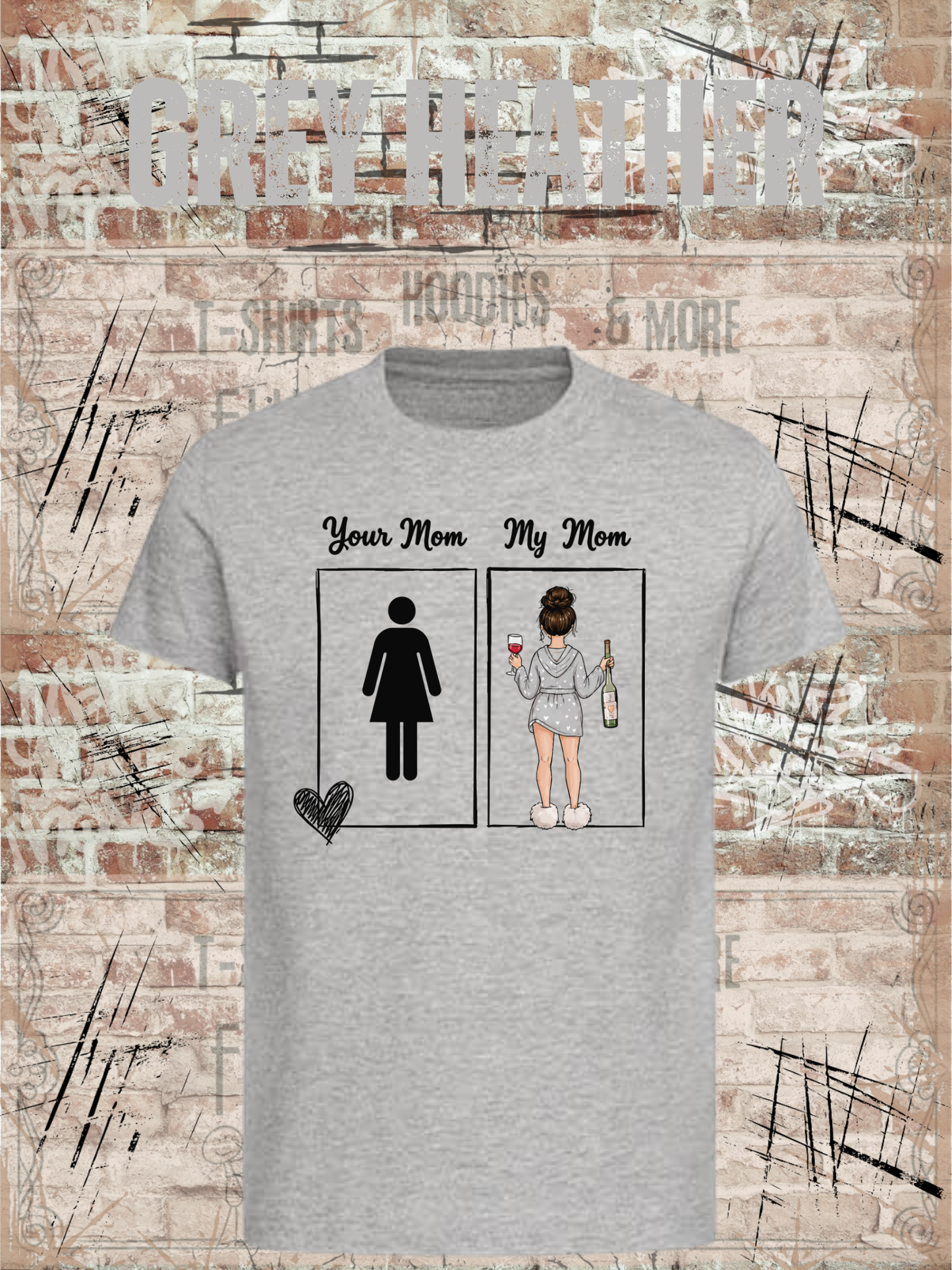 Your Mom My Mom – Lustiges Kinder T-Shirt mit Mama-Motiv
