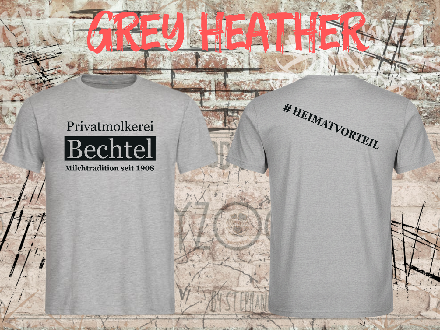 Privatmolkerei Bechtel T-Shirt Herren - Milchtradition seit 1908 | #Heimatvorteil