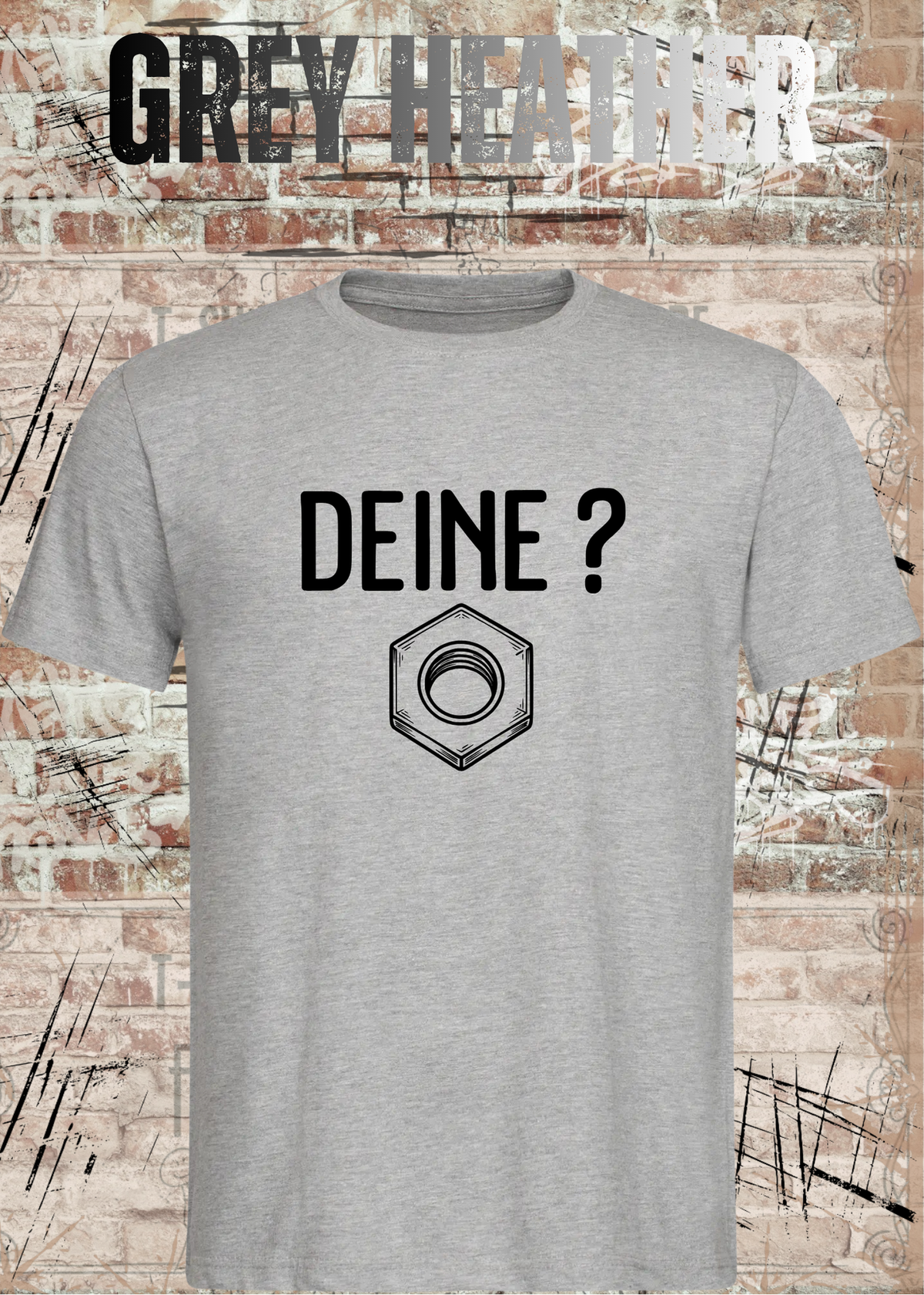 Deine Mutter? – Lustiges Wortspiel T-Shirt | FunnyZoom