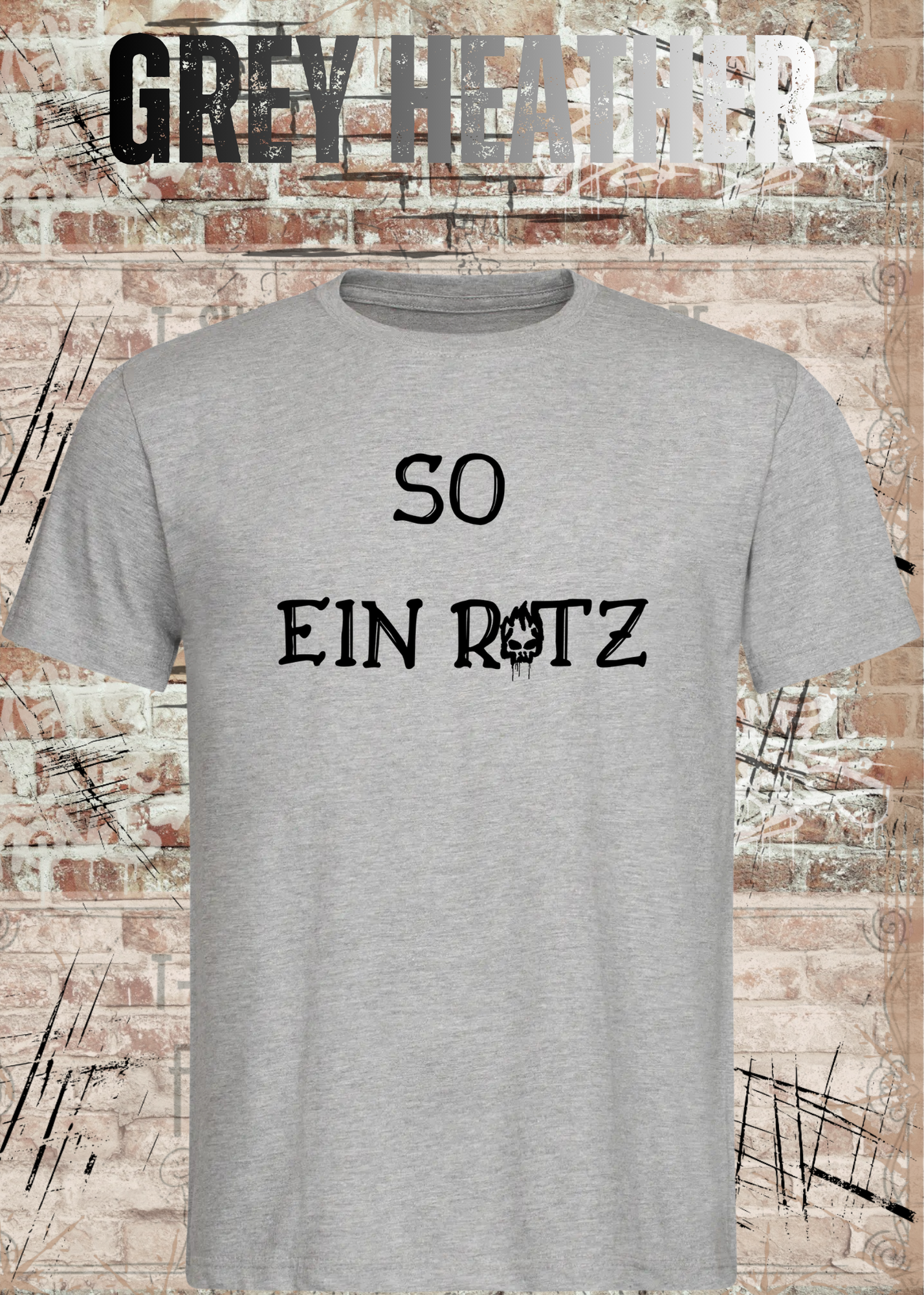 Lustiges Unisex T-Shirt „So ein Rotz“ | Frecher Humor Spruch Shirt