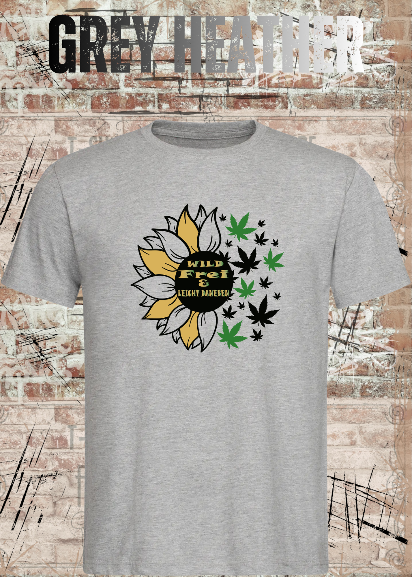 Wild Frei & Leicht Daneben Sonnenblumen Unisex T-Shirt