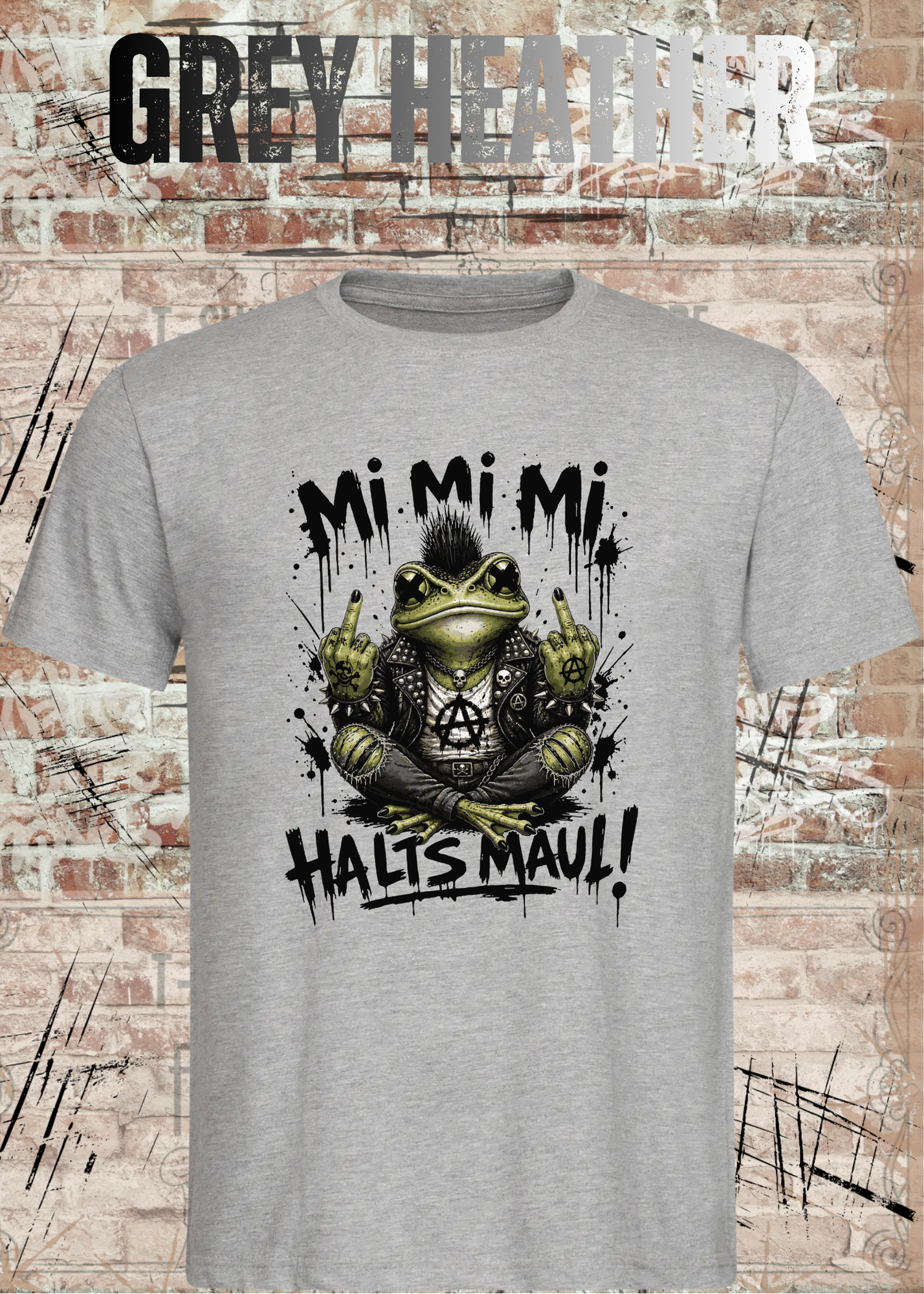 Motz-Frosch Fridolin T-Shirt – Mi Mi Mi Halt’s Maul Punk Shirt