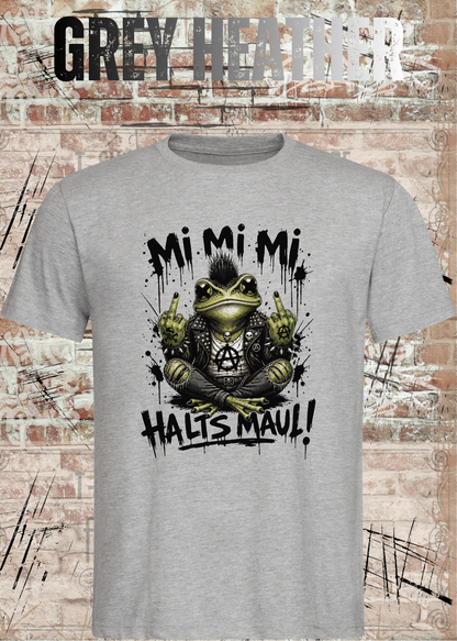 Motz-Frosch Fridolin T-Shirt – Mi Mi Mi Halt’s Maul Punk Shirt