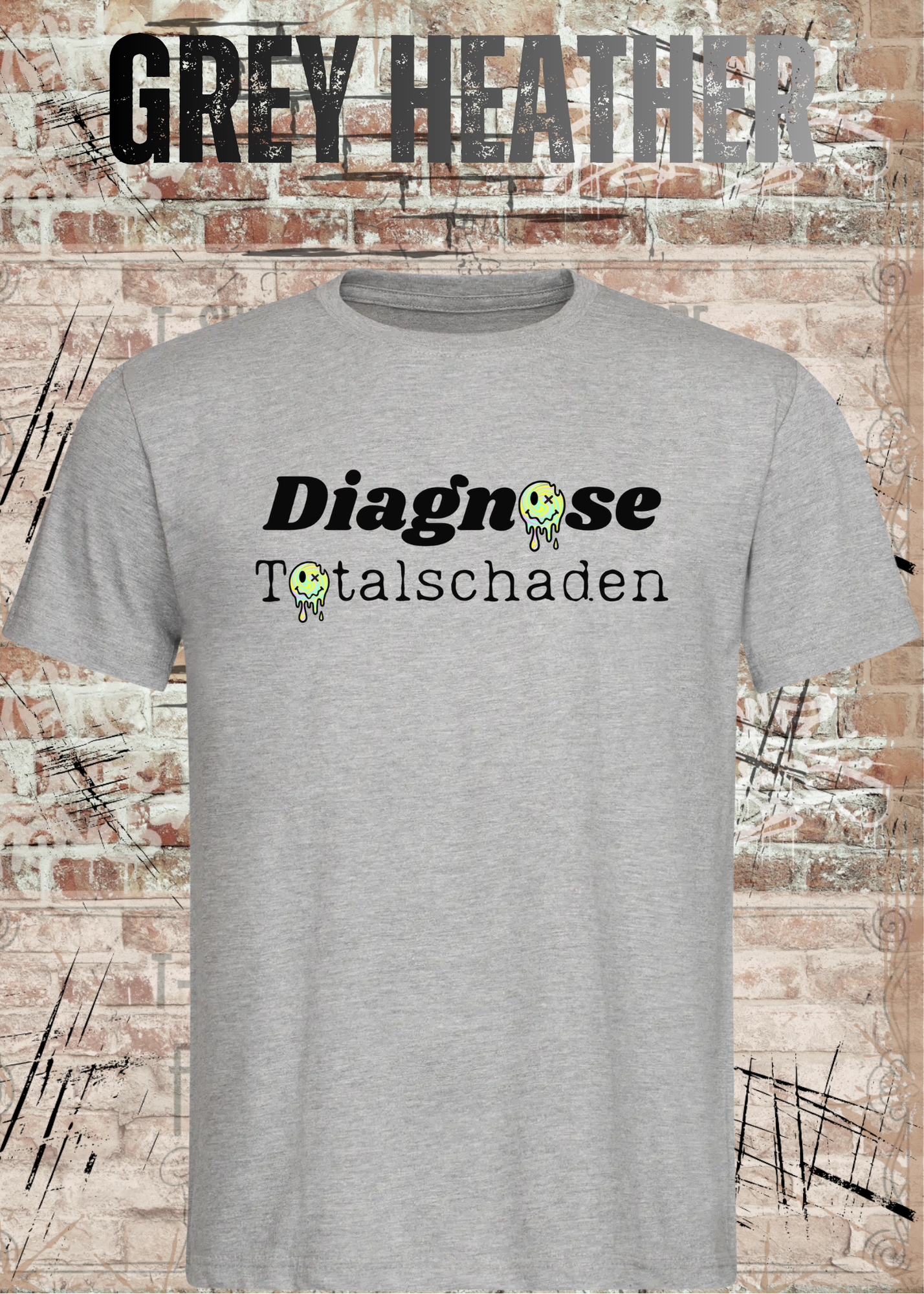Diagnose Totalschaden – Lustiges T-Shirt mit schwarzem Humor