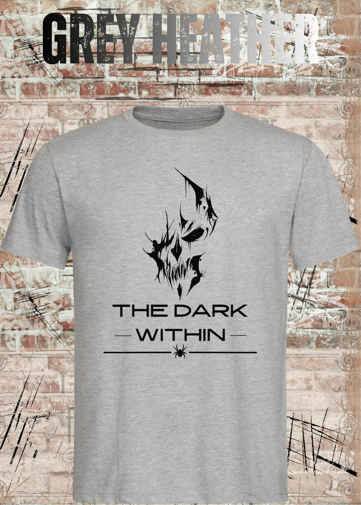 THE DARK WITHIN | Gothic Totenkopf T-Shirt | Rock & Metal Skull Shirt | Unisex