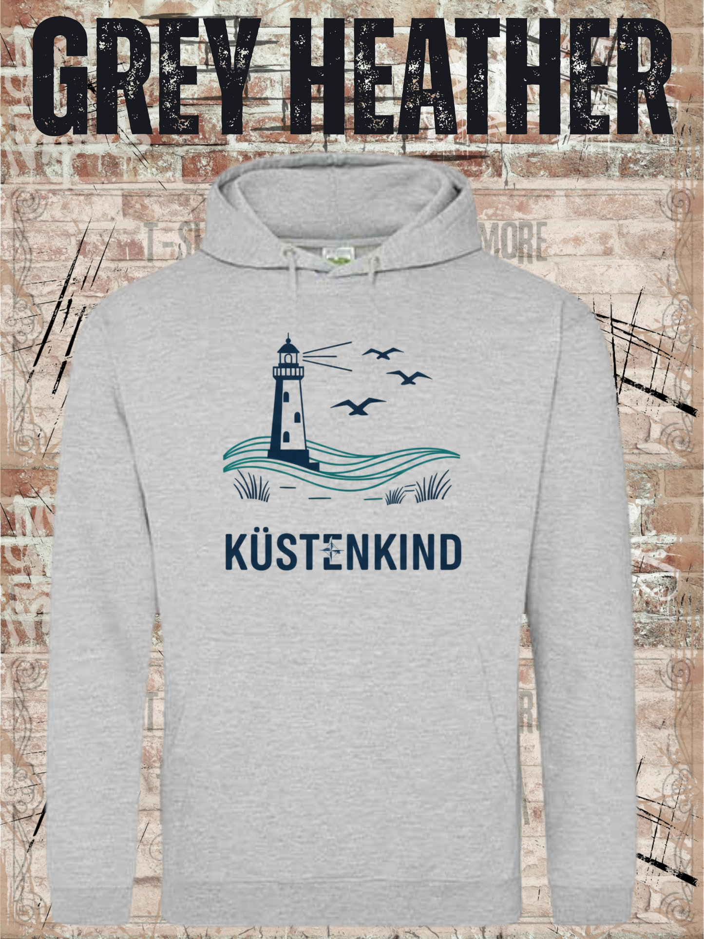 Unisex Hoodie Küstenkind - Leuchtturm Design Ostsee Nordsee