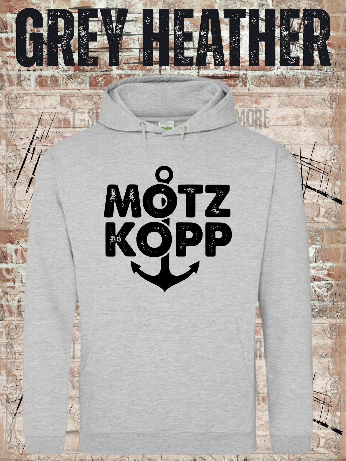 Unisex Hoodie Motz Kopp - Norddeutsch Maritime Mode