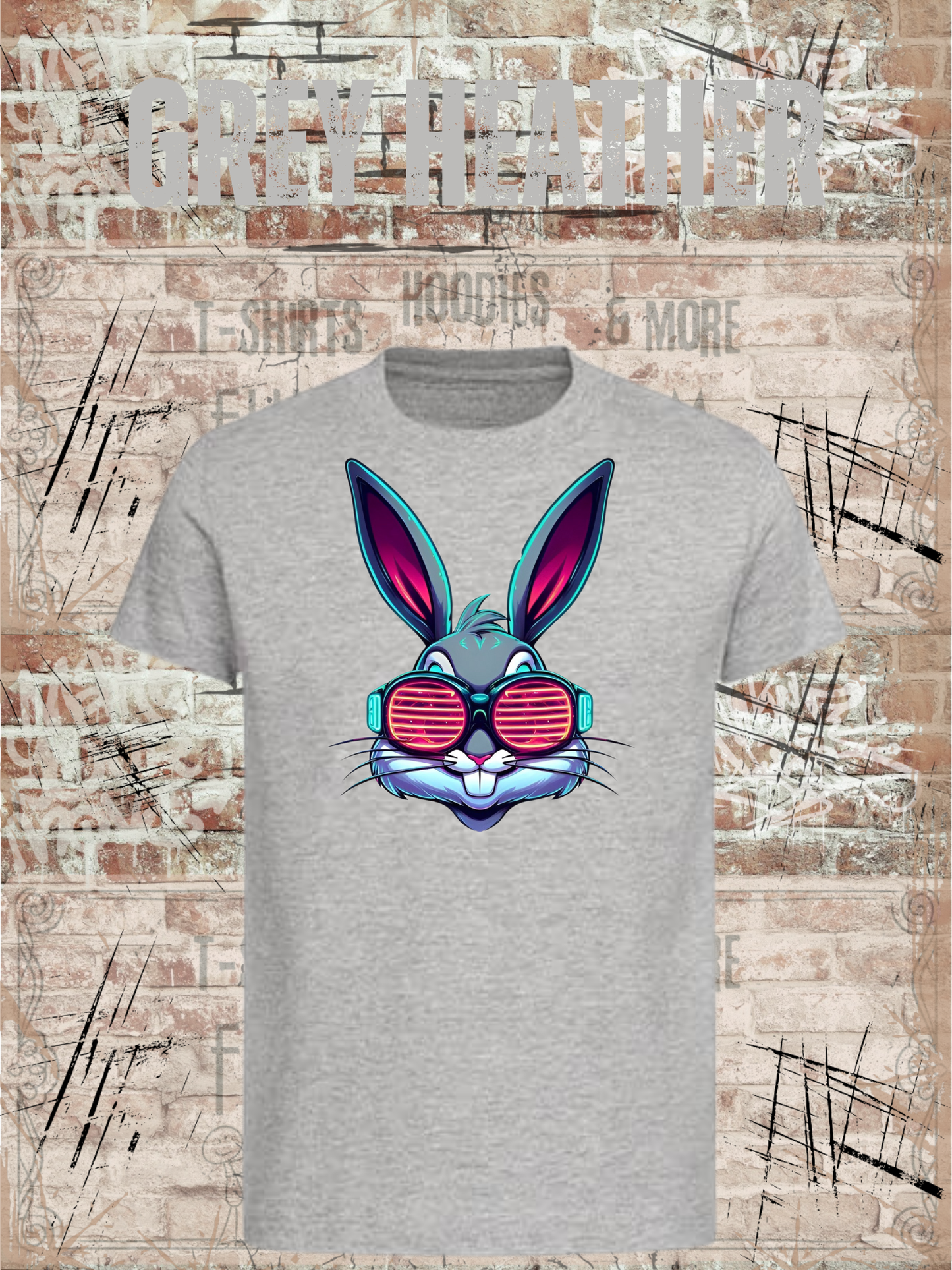 Cooles Bunny Kinder T-Shirt Witziges Kids T-Shirt Geschenkidee