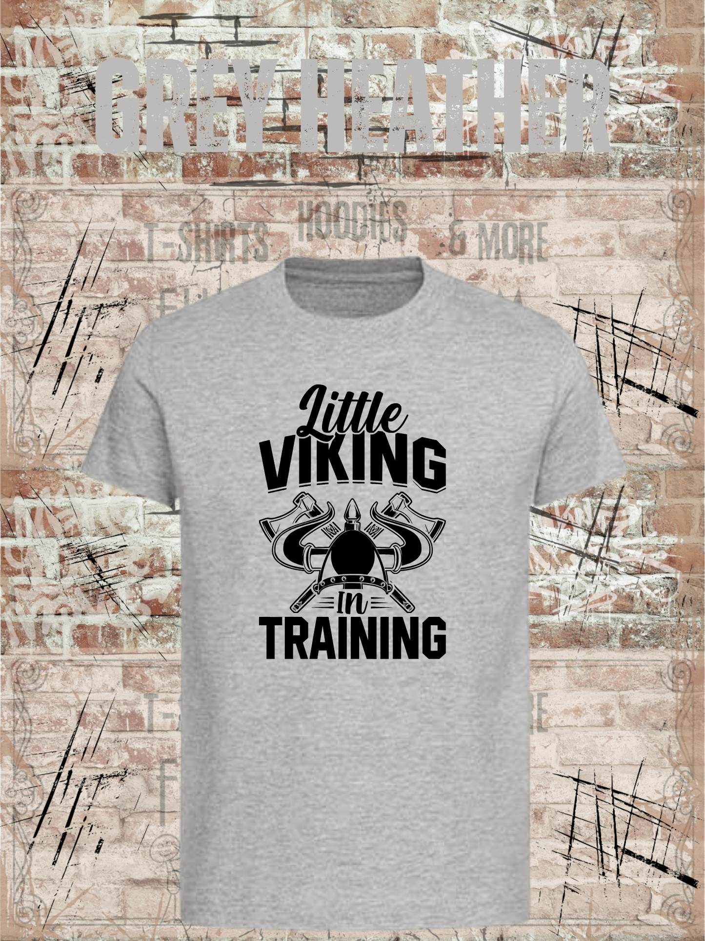 Kinder T-Shirt Little Viking in Training - Wikinger Shirt für Jungen & Mädchen