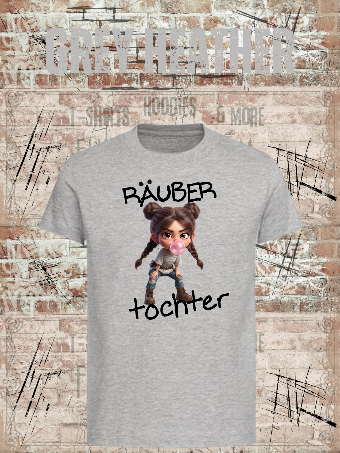 T-Shirt 'Räuber Tochter' - Witziges Geschenk für freche Kids