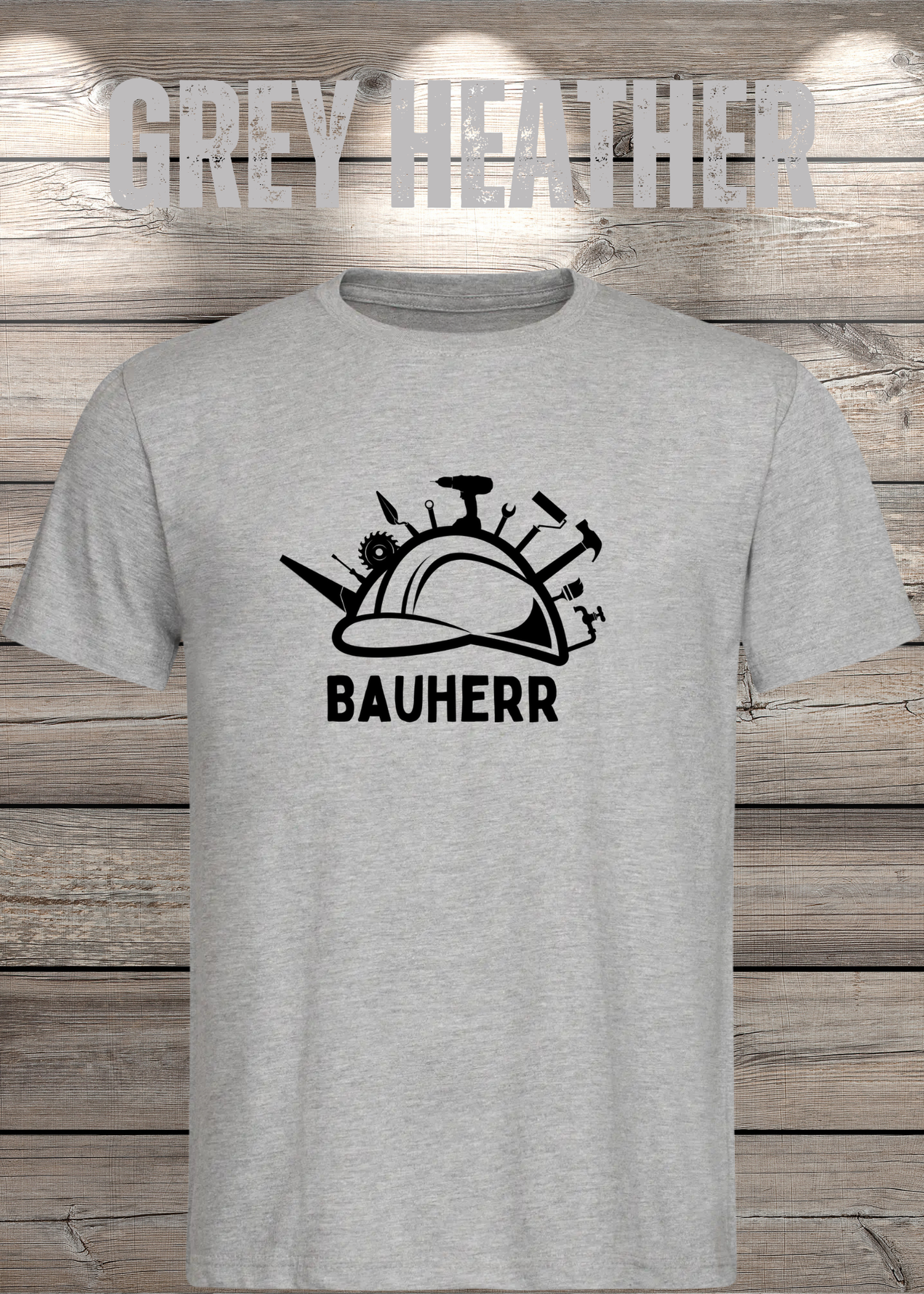 Herren T-Shirt Bauherr Geschenkidee für Hausbesitzer Witziges T-Shirt mit Spruch Lustiges Freizeit T-Shirt Haus bauen