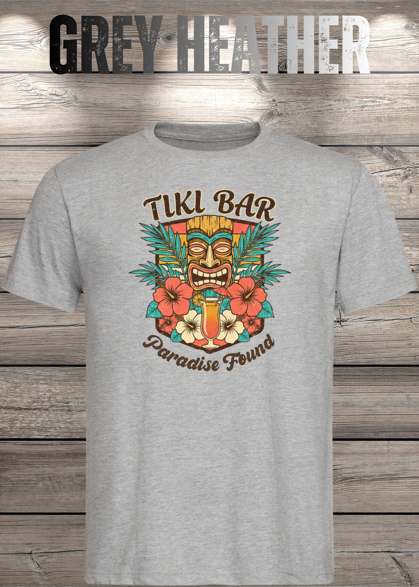 T-Shirt Tiki Bar - Witziger Spruch - Geschenkidee Unisex - Tropical Vibes