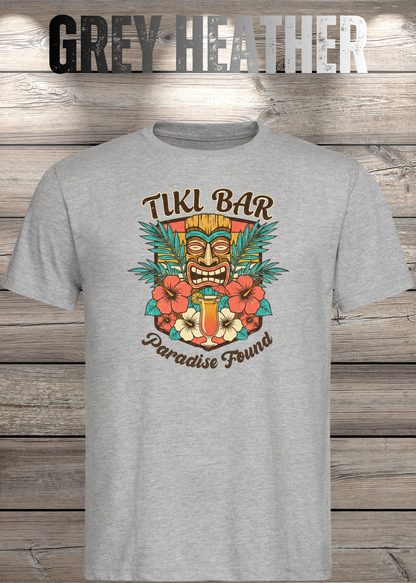 T-Shirt Tiki Bar in Grey Heather.