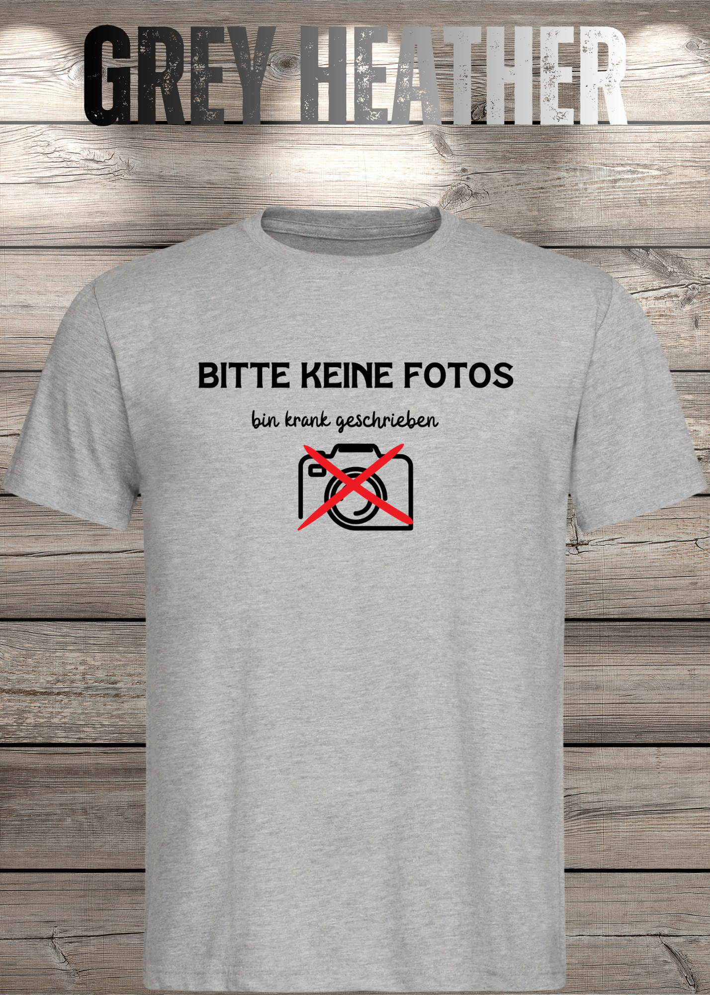 Krankgeschrieben T-Shirt - Witziges Statement Shirt - Lustiges Geschenk - Unisex