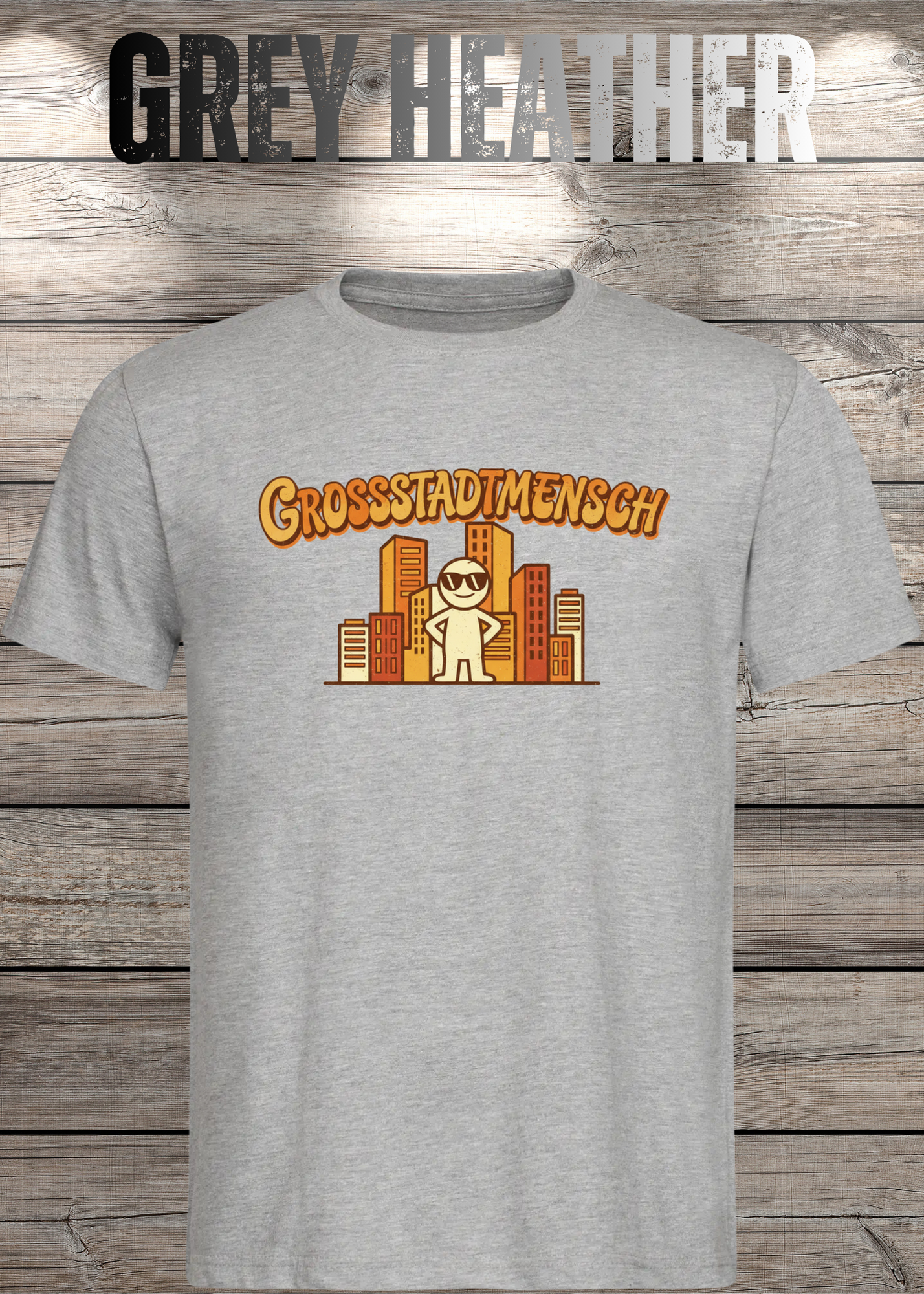T-Shirt 'Großstadtmensch' - Witziges City-Shirt für Stadtliebhaber