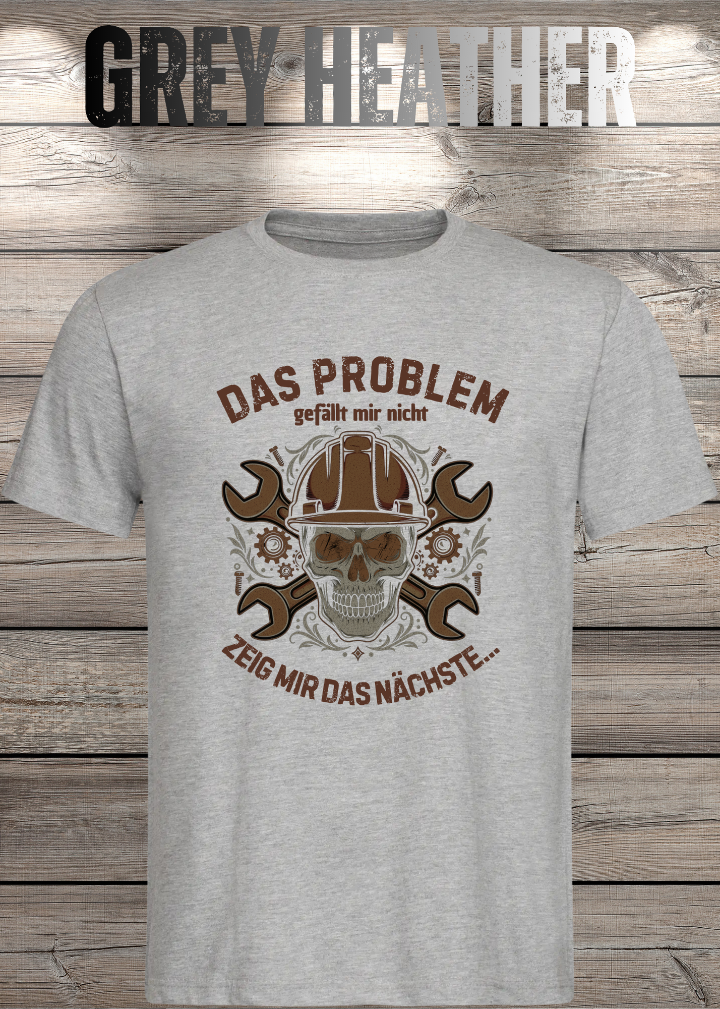 T-Shirt 'Das Problem gefällt mir nicht zeig mir das nächste' - Witziges Spruch-Shirt für Problemvermeider
