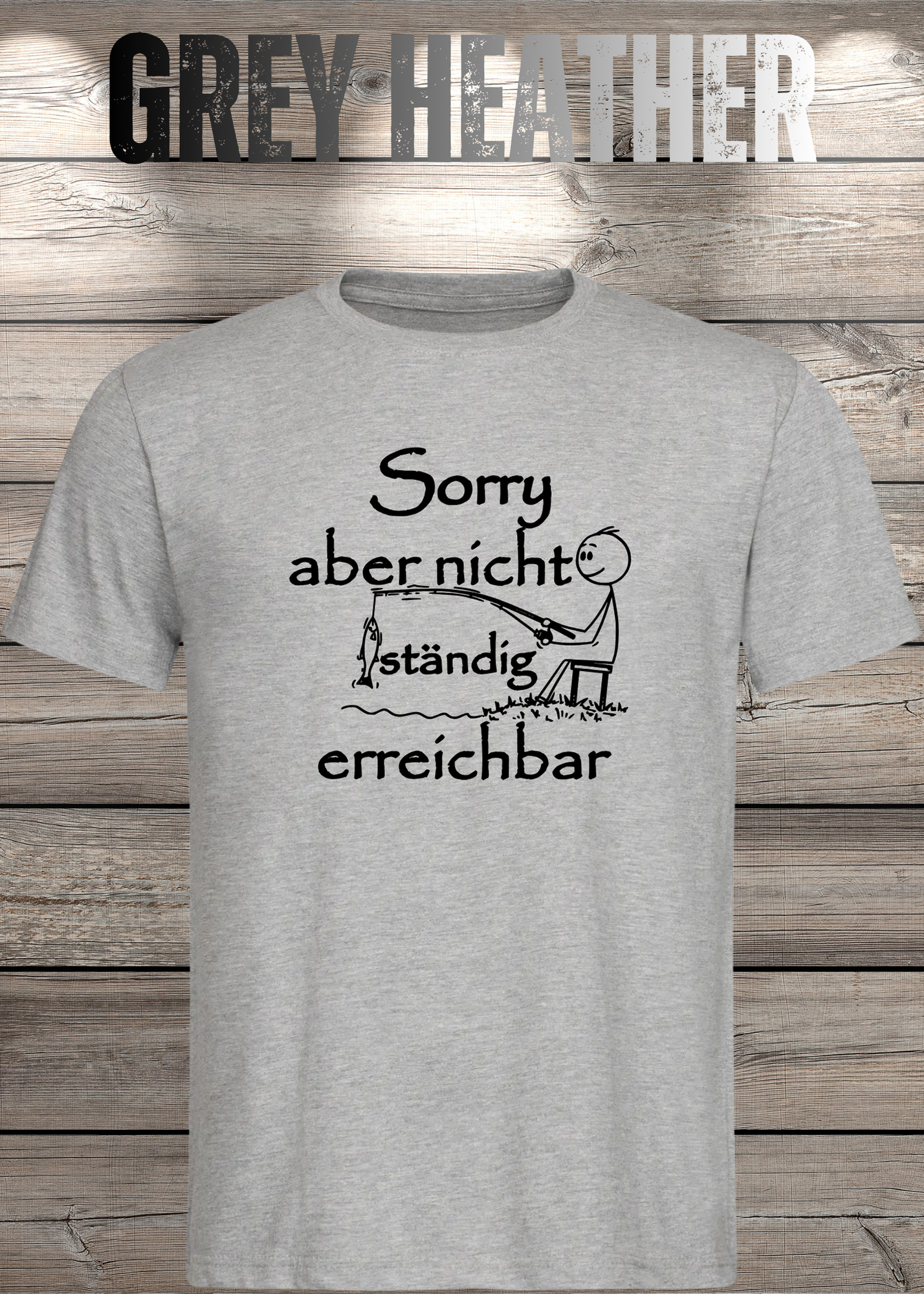 T-Shirt 'Sorry aber nicht ständig erreichbar' - Witziges Spruch-Shirt für Grenzensetzer