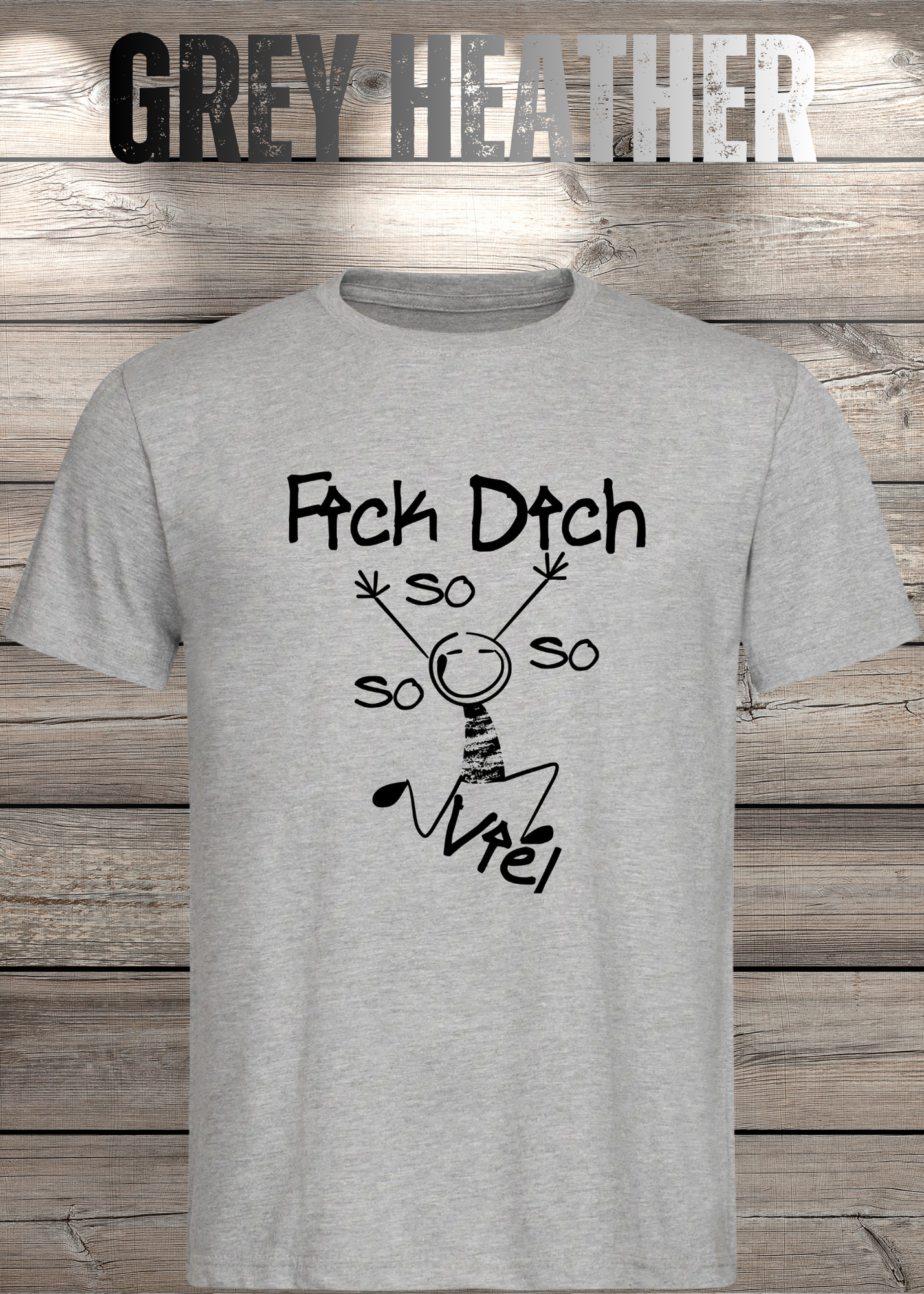 T-Shirt 'Fick Dich So So So So viel' - Lustiges Statement Geschenk Unisex
