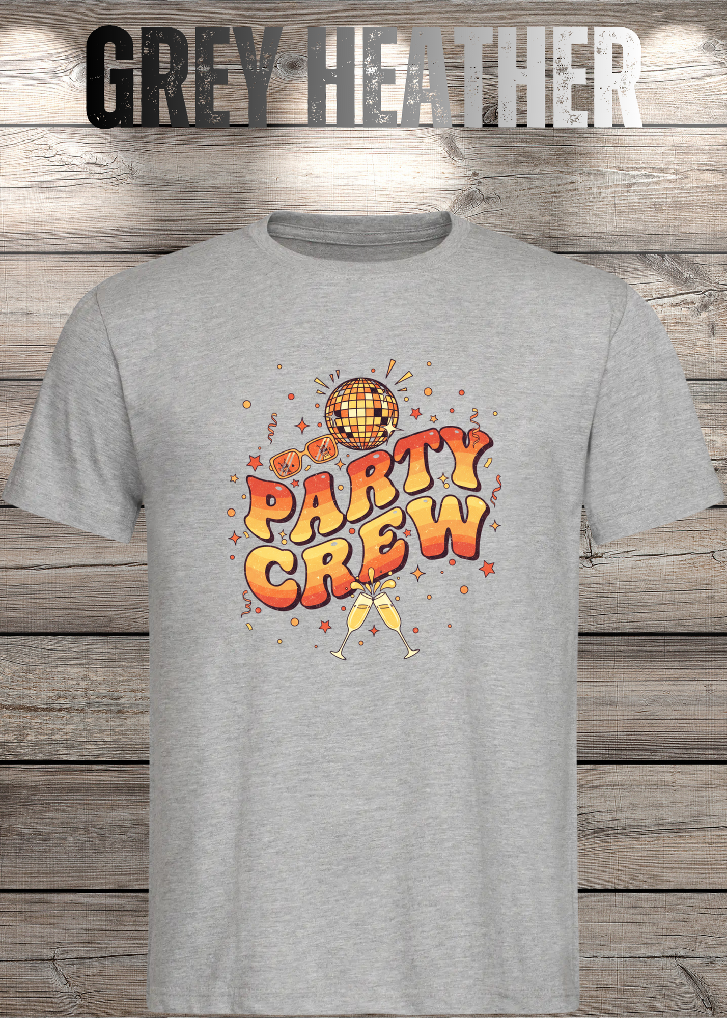 T-Shirt 'Party Crew' - Witziges Party-Shirt für echte Feierlöwen