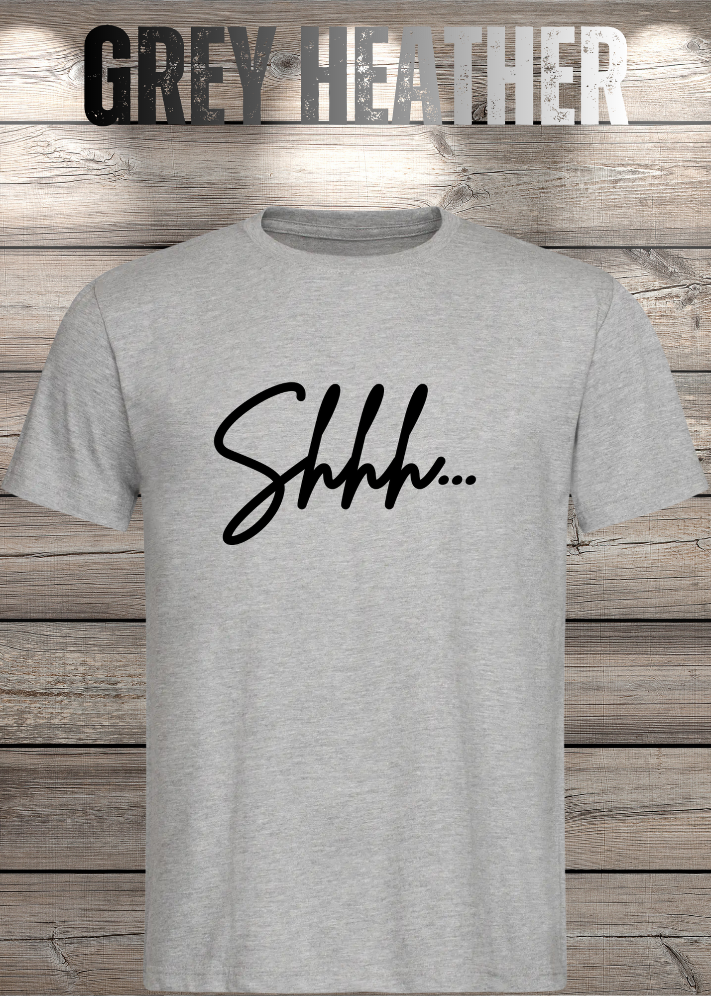 T-Shirt Shhh... - Geschenkidee T-Shirt - T-Shirt mit Spruch - Witziges T-Shirt - T-Shirt Freizeit - Lustiges T-Shirt Unisex