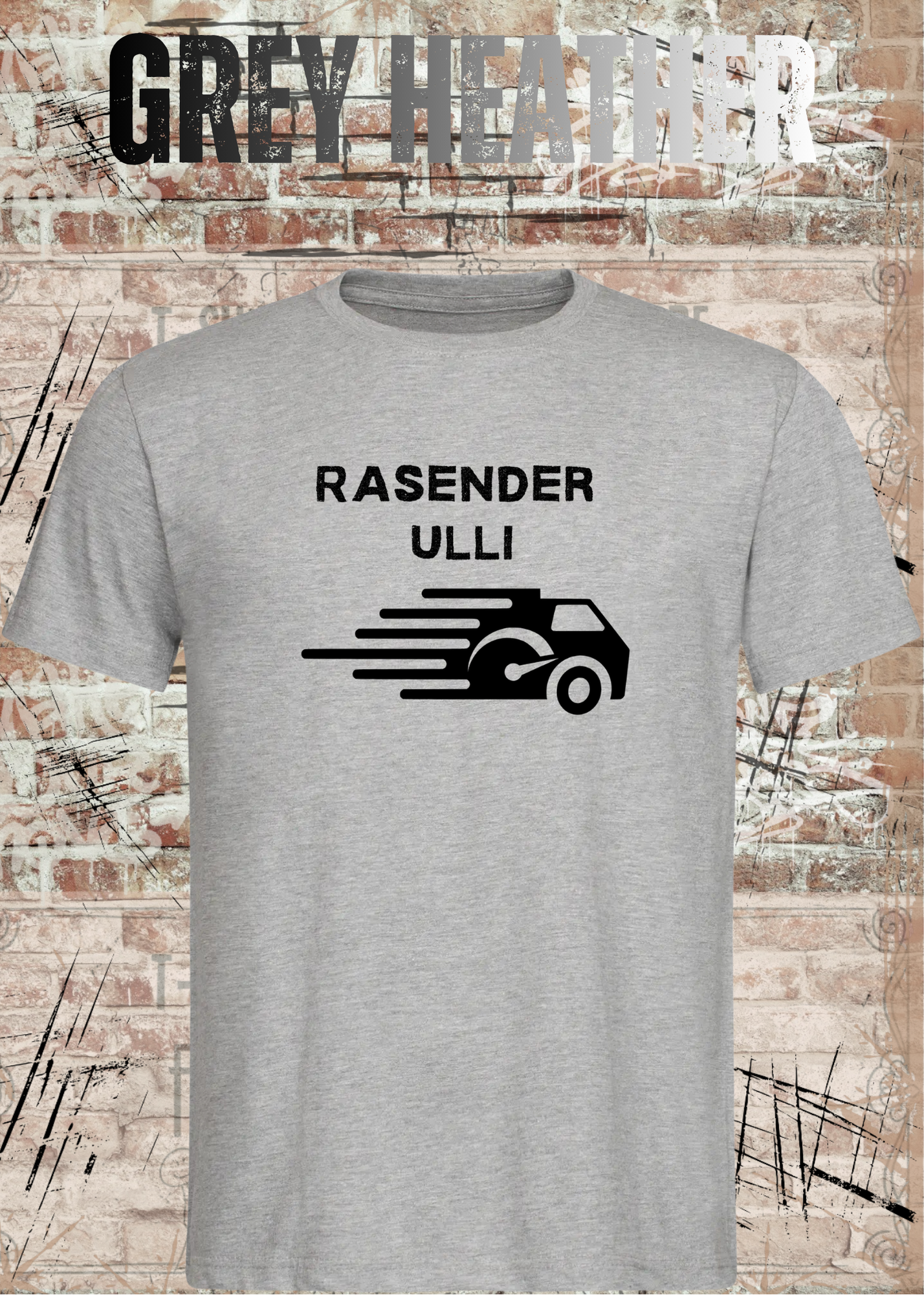 Paketfahrer T-Shirt mit Wunschname – Rasender Wunschname | Lustiges Geschenk für Zusteller