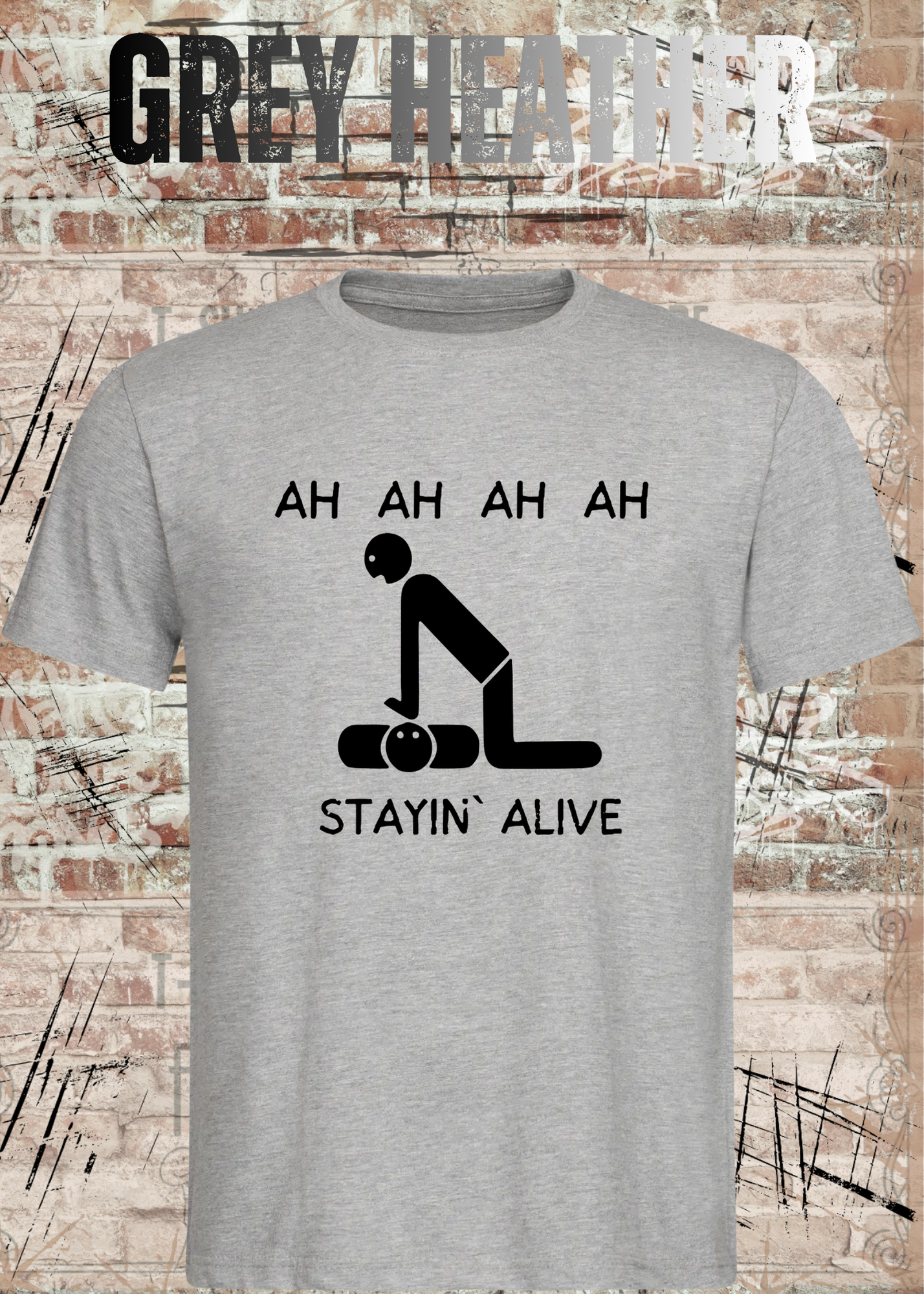 Stayin Alive T-Shirt – Lustiges Rettungsdienst & Krankenpflege Shirt Geschenk