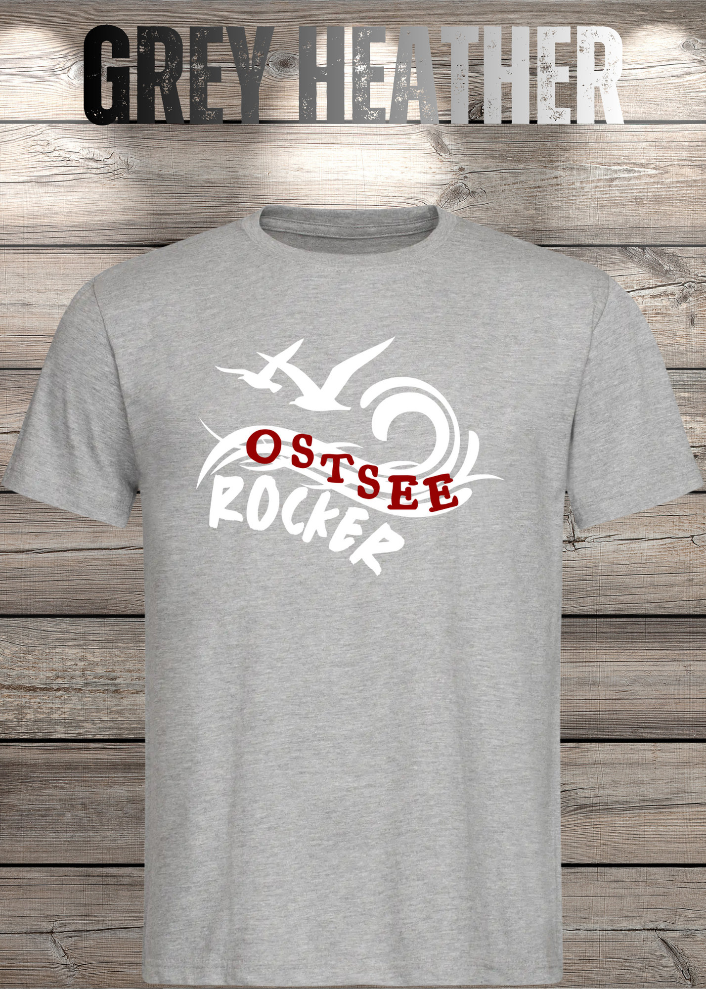 T-Shirt 'Ostsee Rocker' - Norddeutschland Geschenk Unisex Küsten-Style