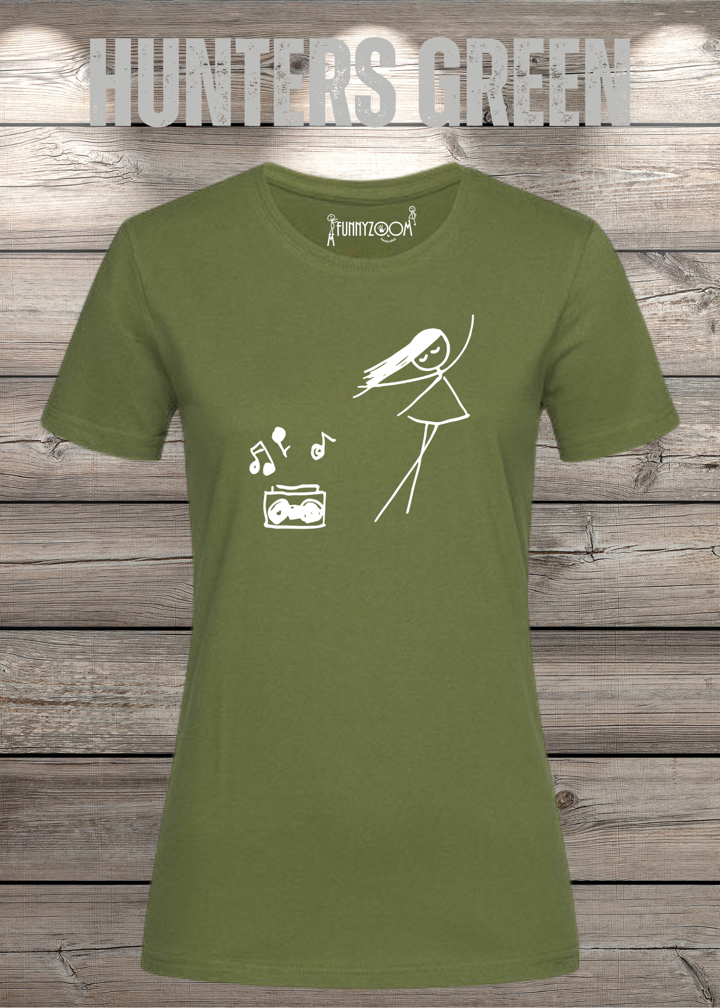 Damen T-Shirt Music for Life - T-Shirt Geschenkidee, lustiges T-Shirt, T-Shirt Musik, witziges T-Shirt, Freizeit T-Shirt Musik