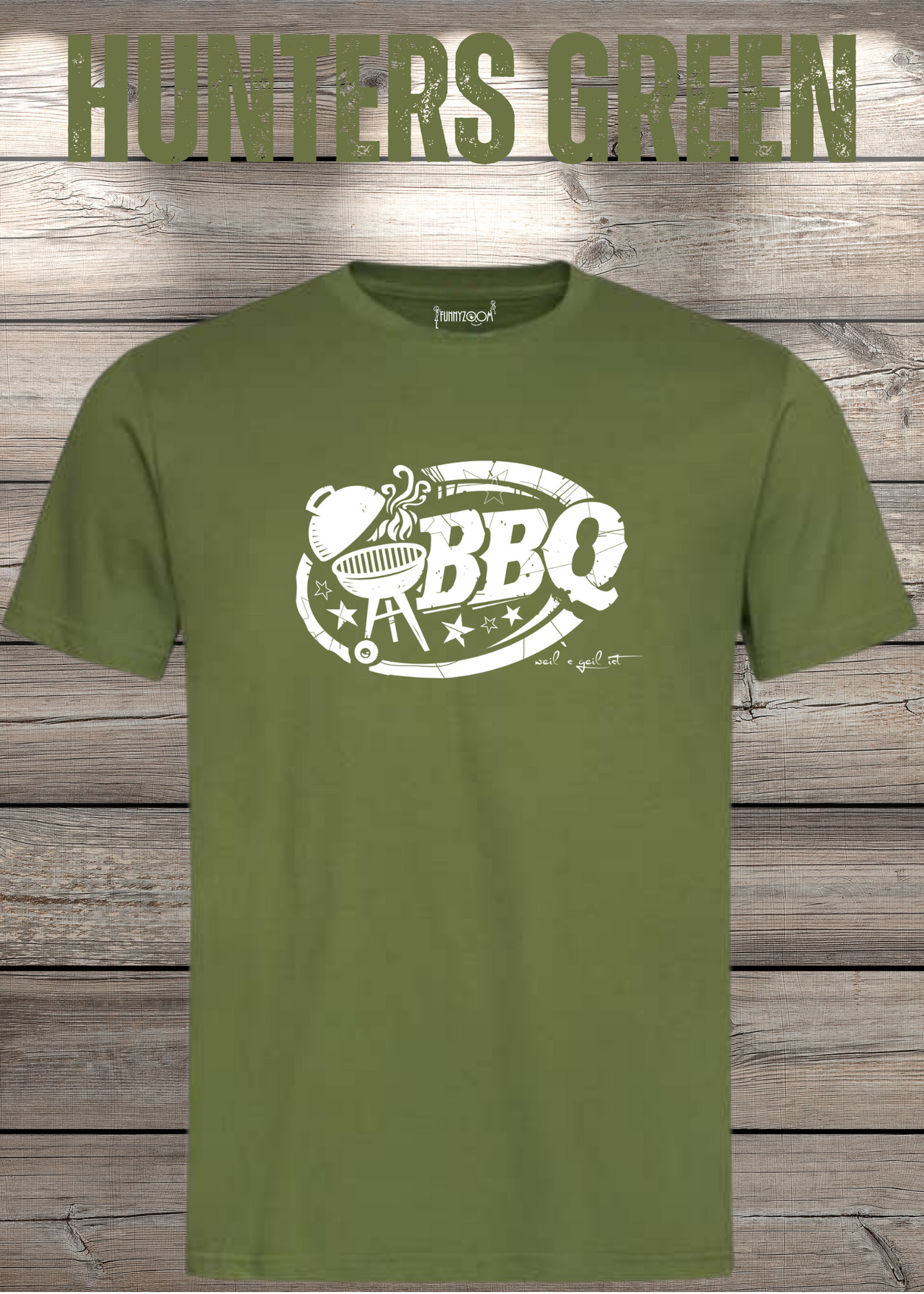 T-Shirt BBQ weils geil ist! Geschenkidee für Grillmeister Lustiges Grill Shirt Unisex