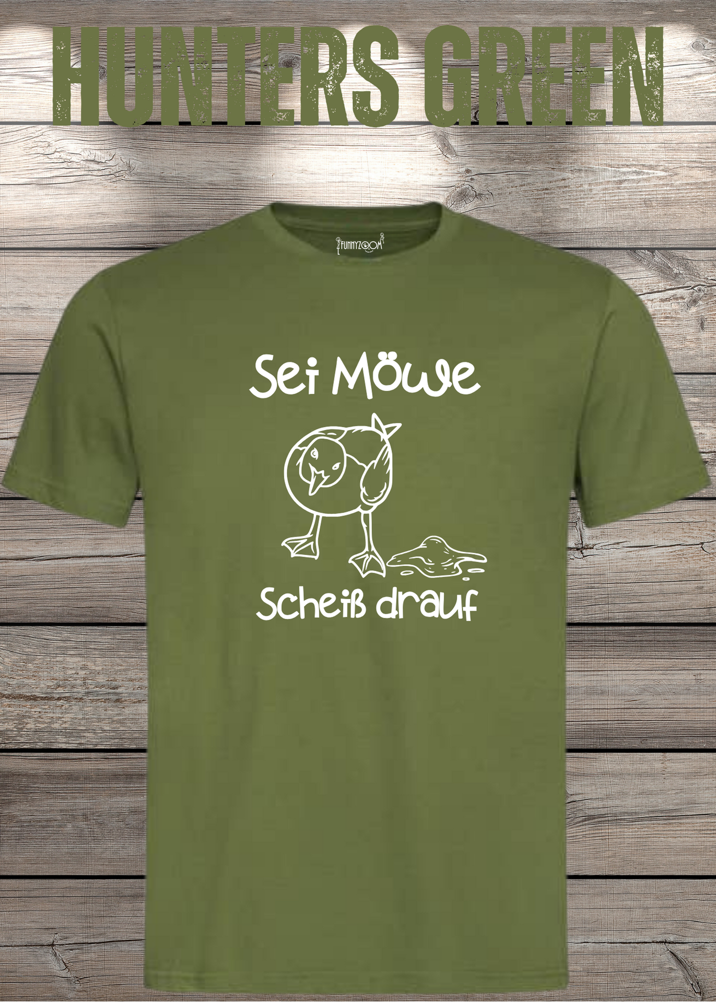 T-Shirt Sei Möwe scheiß drauf - Lustige Sprüche Geschenkidee Geburtstag Unisex viele Farben
