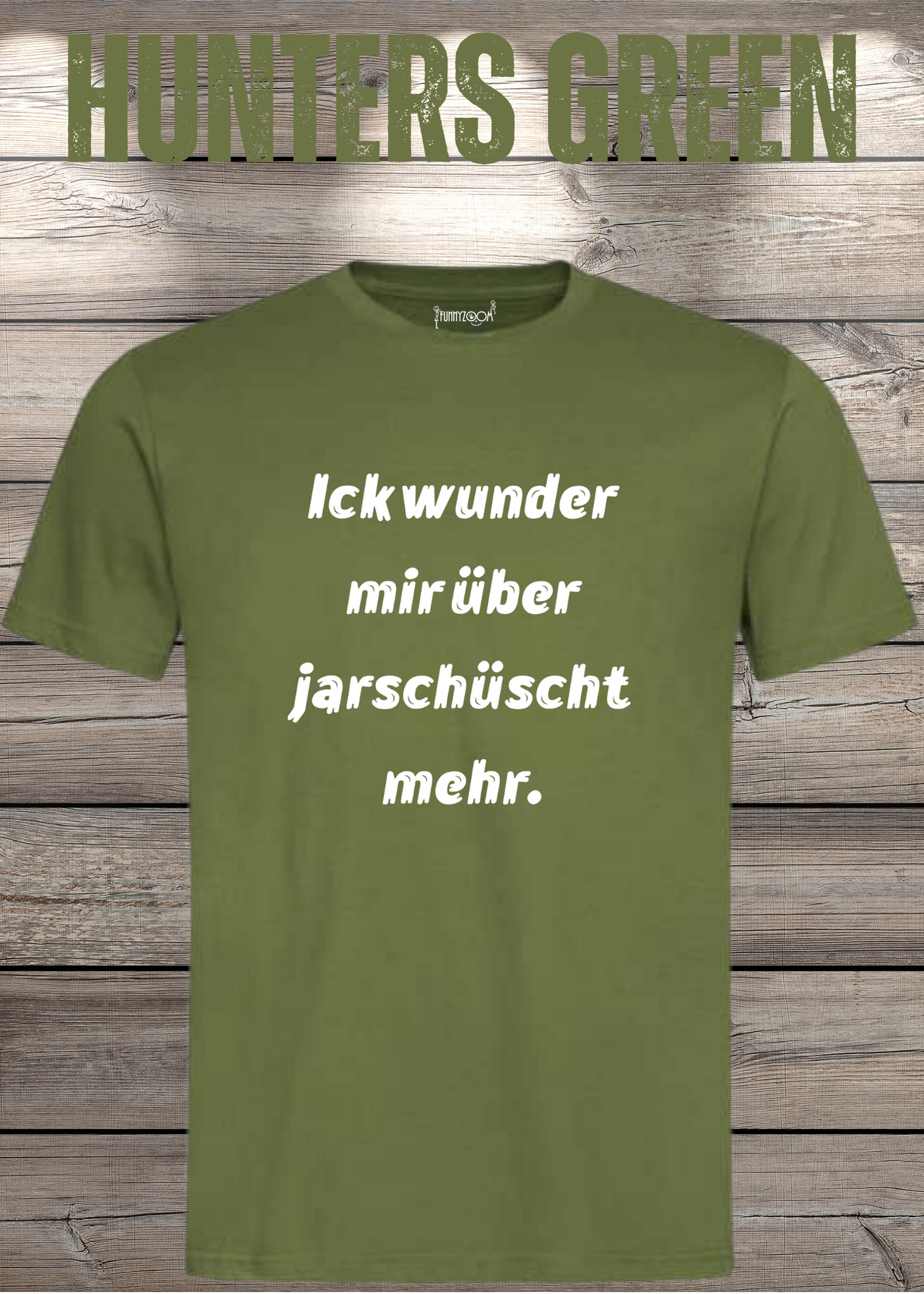Ick wunder mich über jarnüscht mehr T-Shirt - Lustige Sprüche Geschenkidee - Freizeit Unisex viele Farben