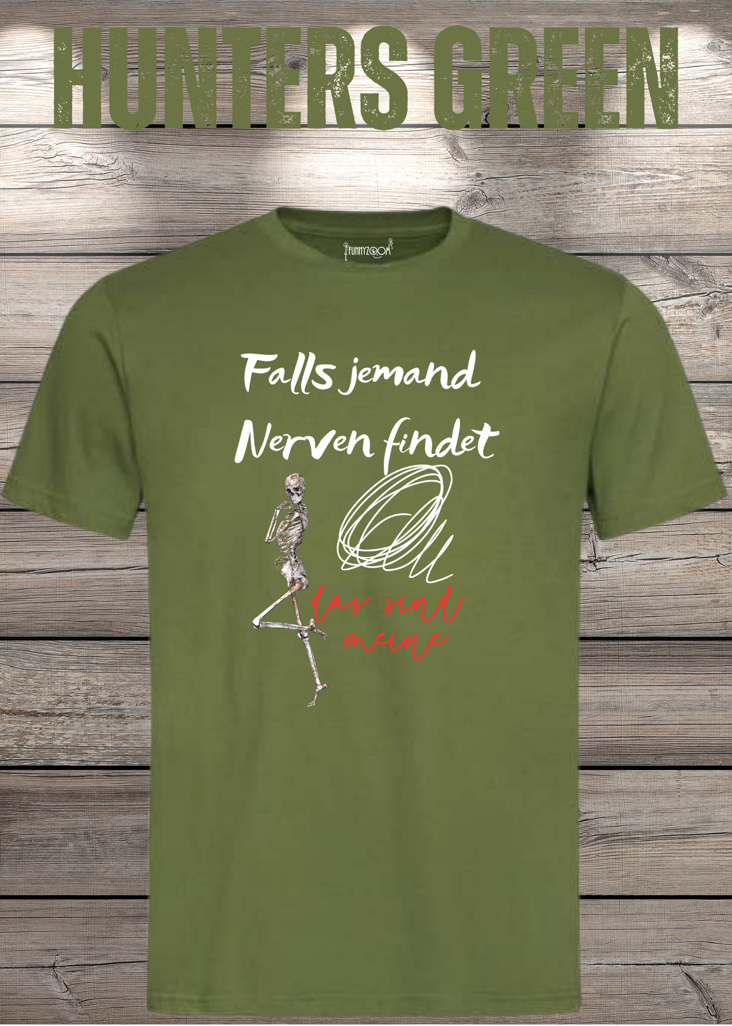 T-Shirt 'Falls jemand Nerven findet das sind meine' - Witziges Geschenk Unisex