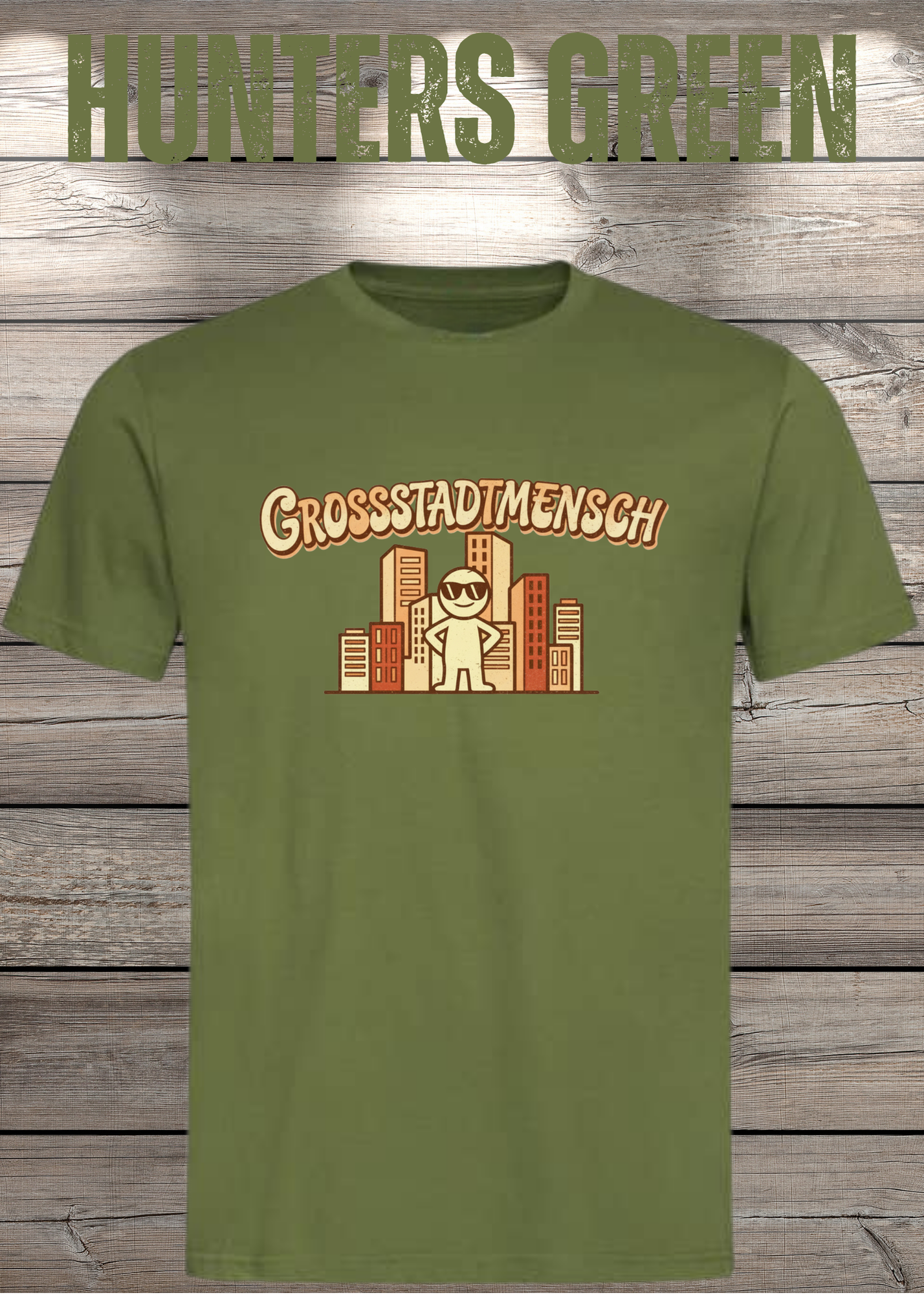 T-Shirt 'Großstadtmensch' - Witziges City-Shirt für Stadtliebhaber
