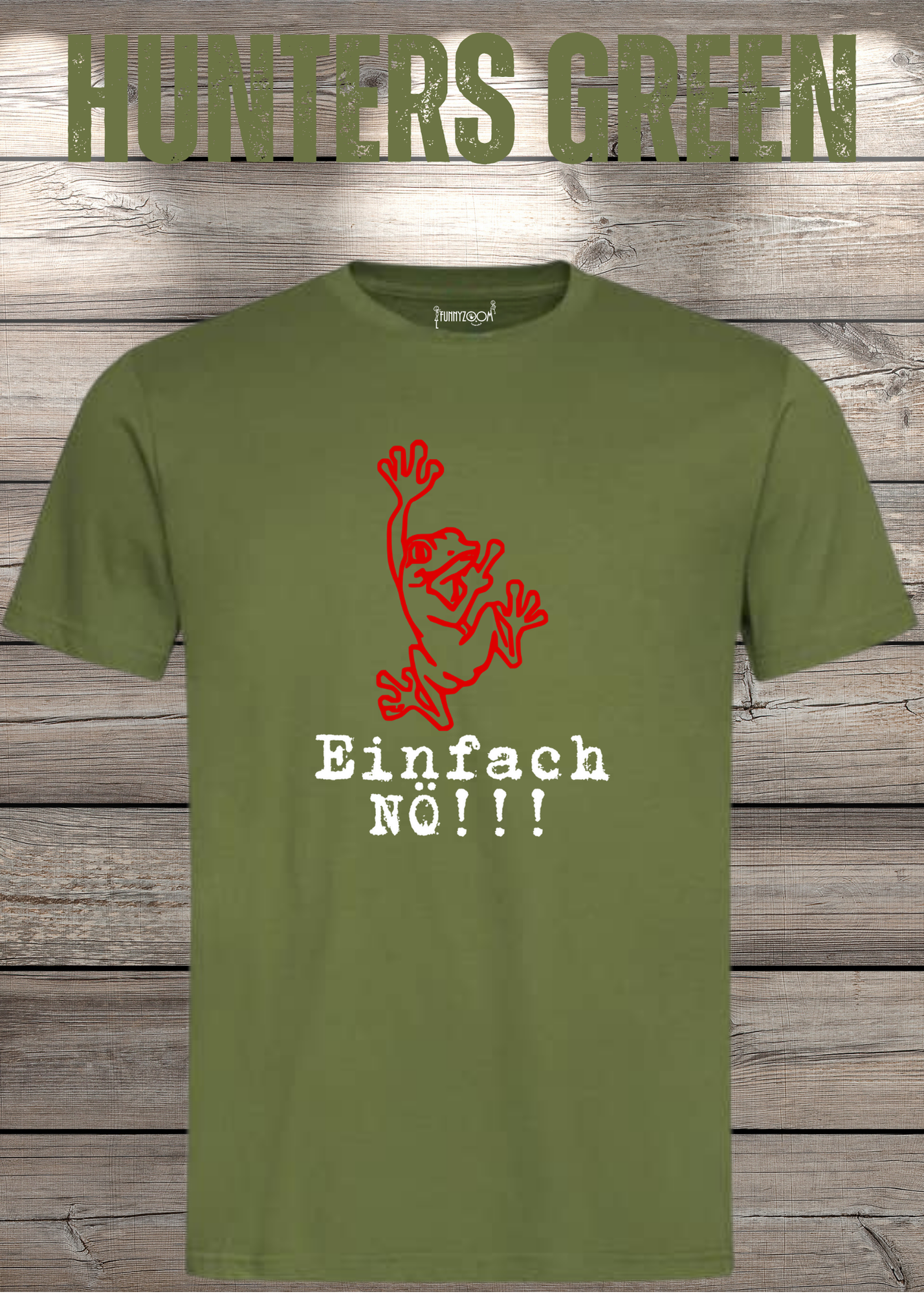 T-Shirt Einfach NÖ!!! Lustige Sprüche Geschenkidee Geburtstag Freizeit Frosch Unisex viele Farben