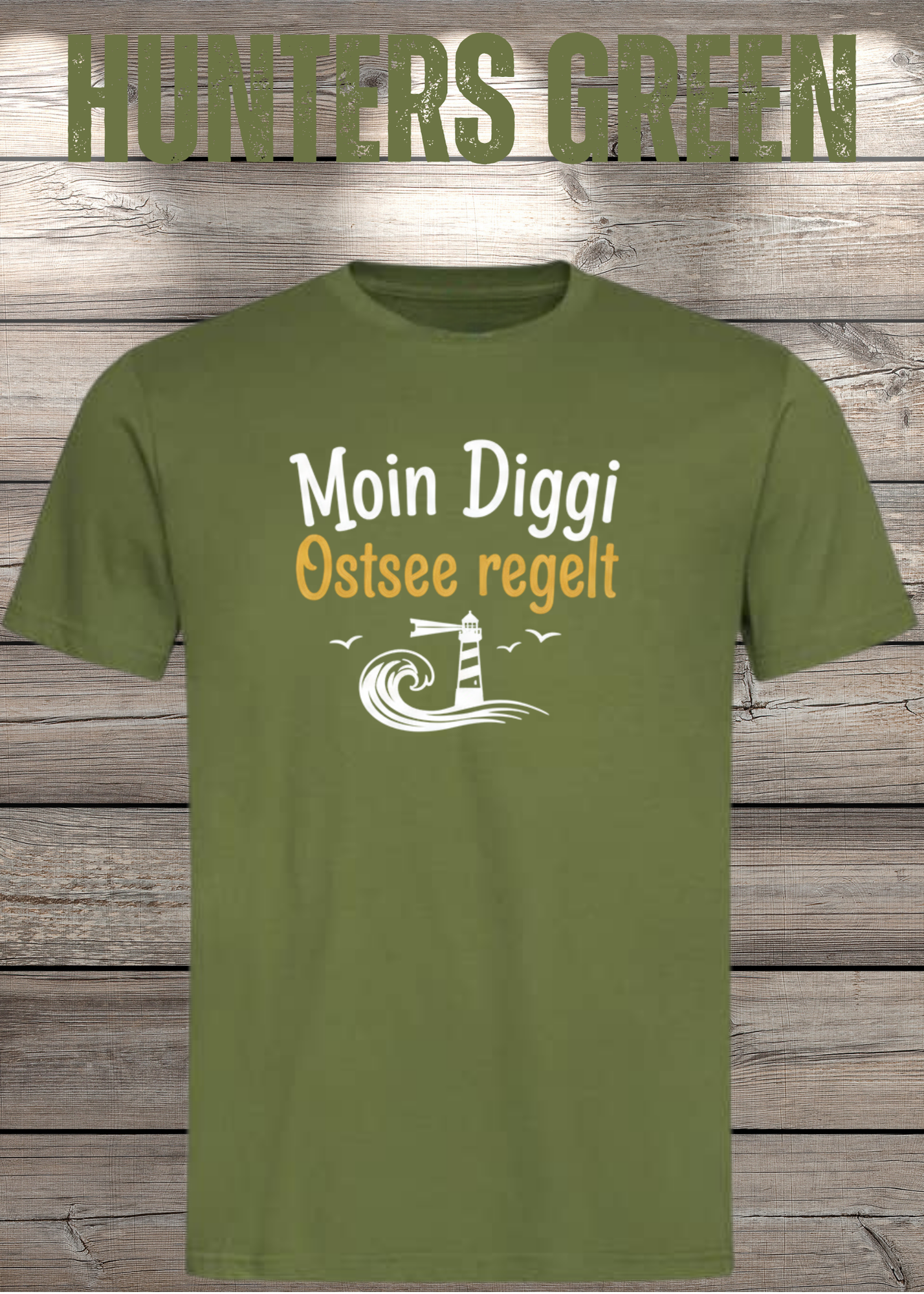 Unisex T-Shirt Moin Diggi Ostsee regelt