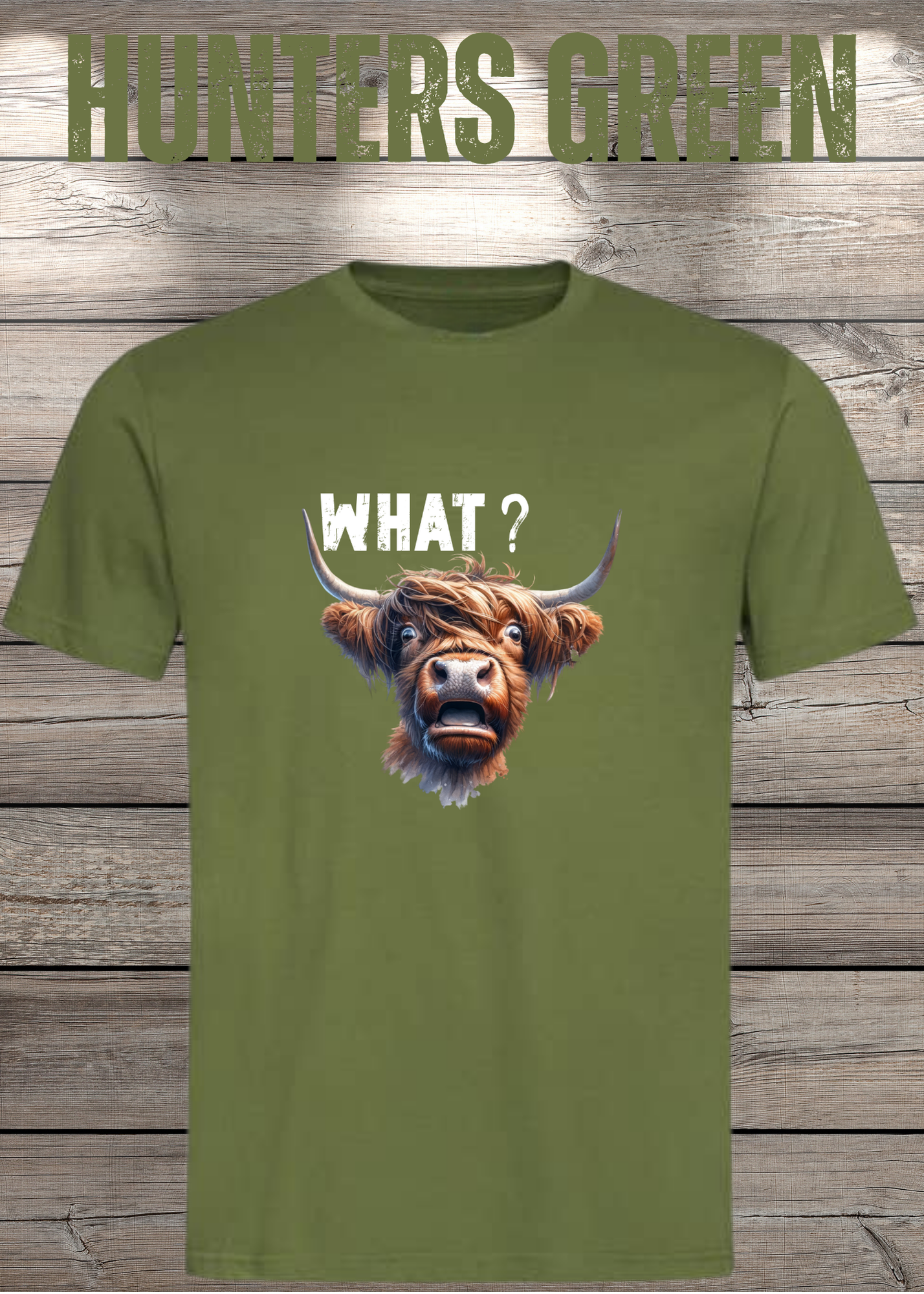 What?! Highland Kuh Unisex T-Shirt - Verwirrt aber Süß!