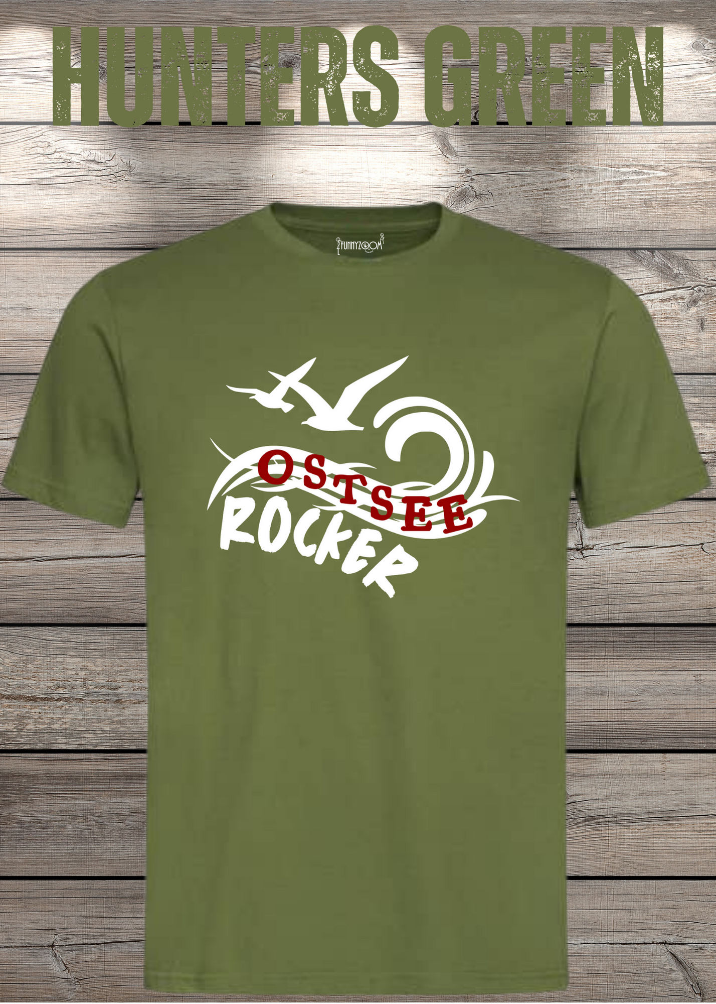 T-Shirt 'Ostsee Rocker' - Norddeutschland Geschenk Unisex Küsten-Style