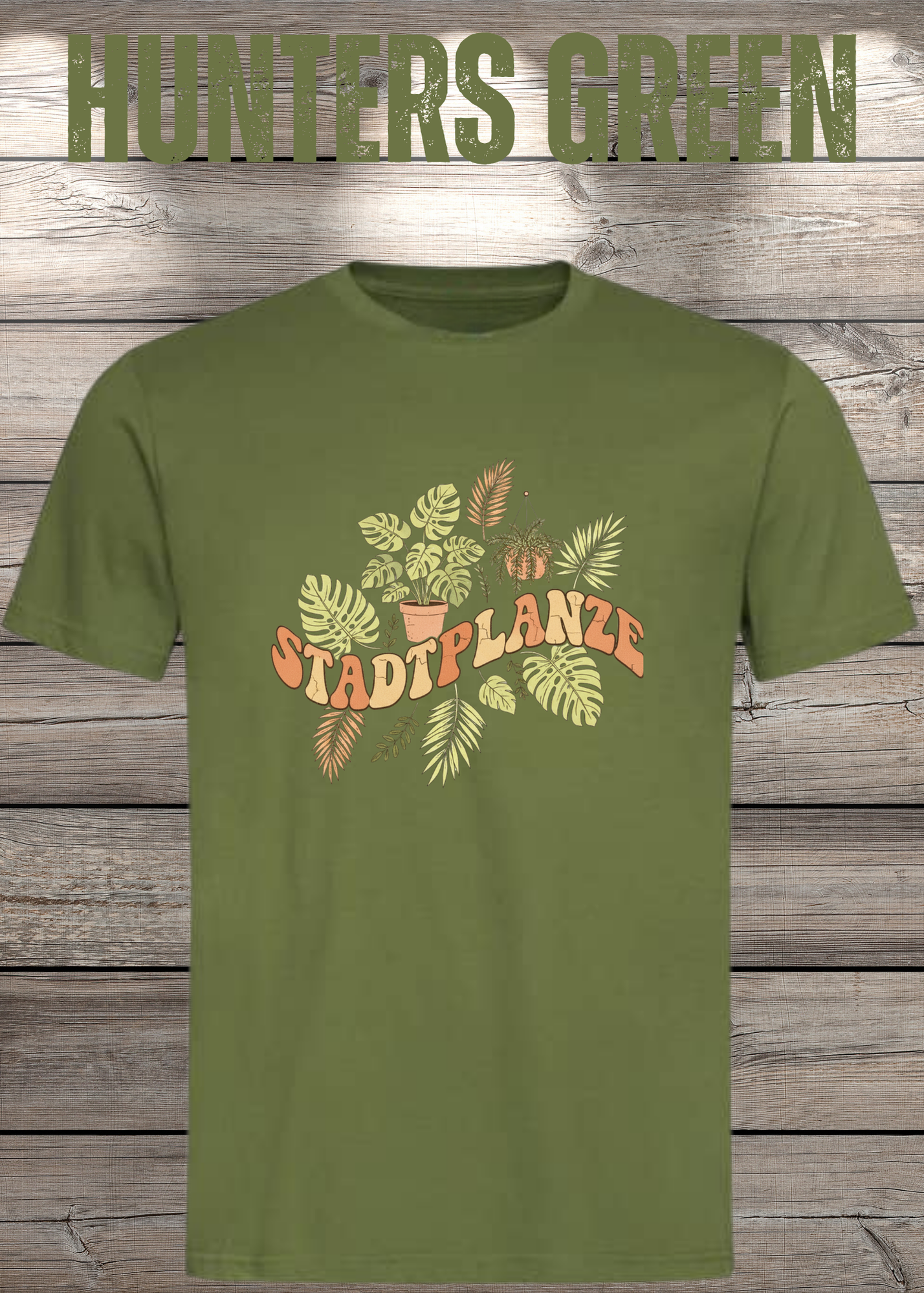 T-Shirt 'Stadtpflanze' - Witziges Spruch-Shirt für Urban-Naturliebhaber