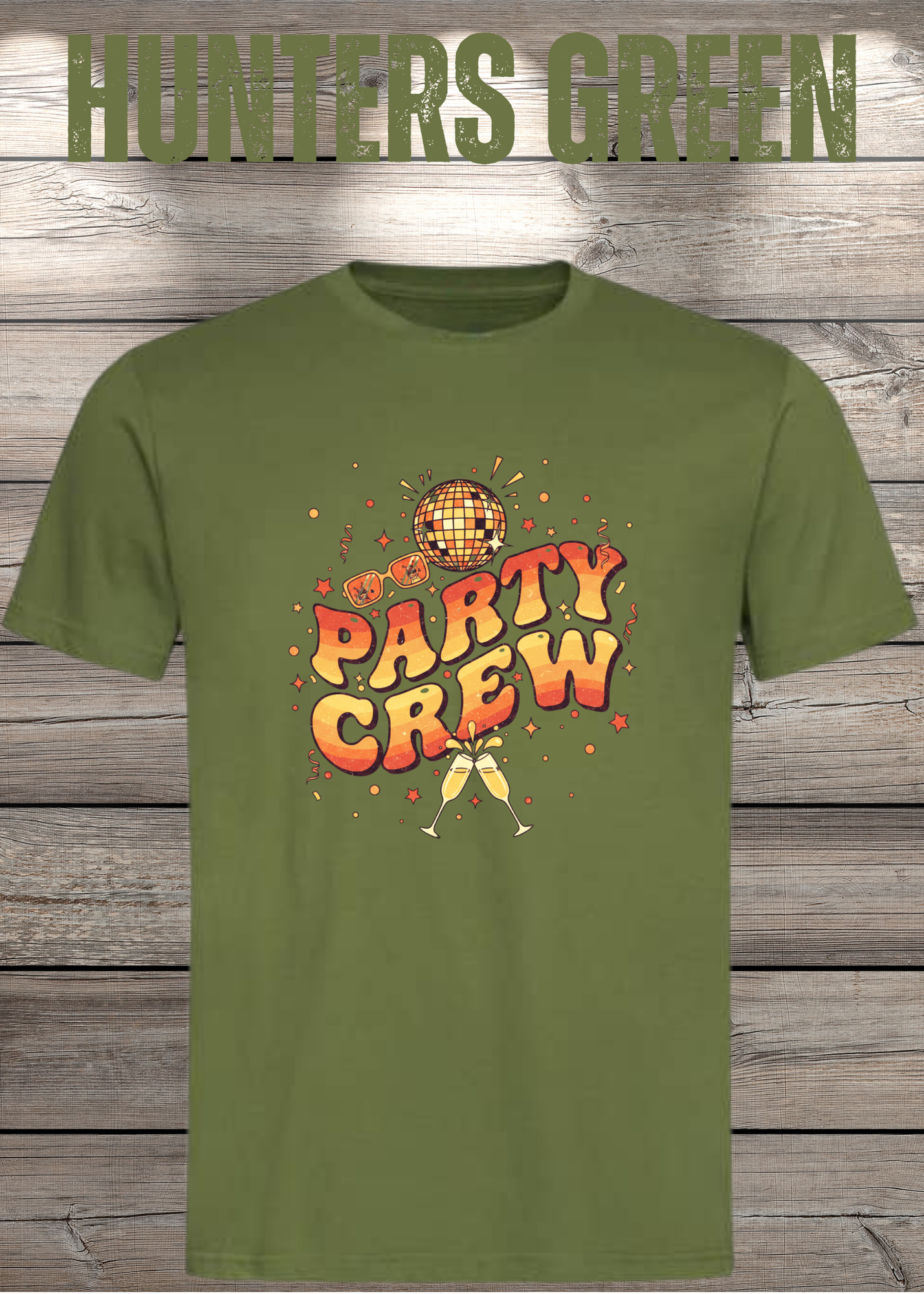 T-Shirt 'Party Crew' - Witziges Party-Shirt für echte Feierlöwen