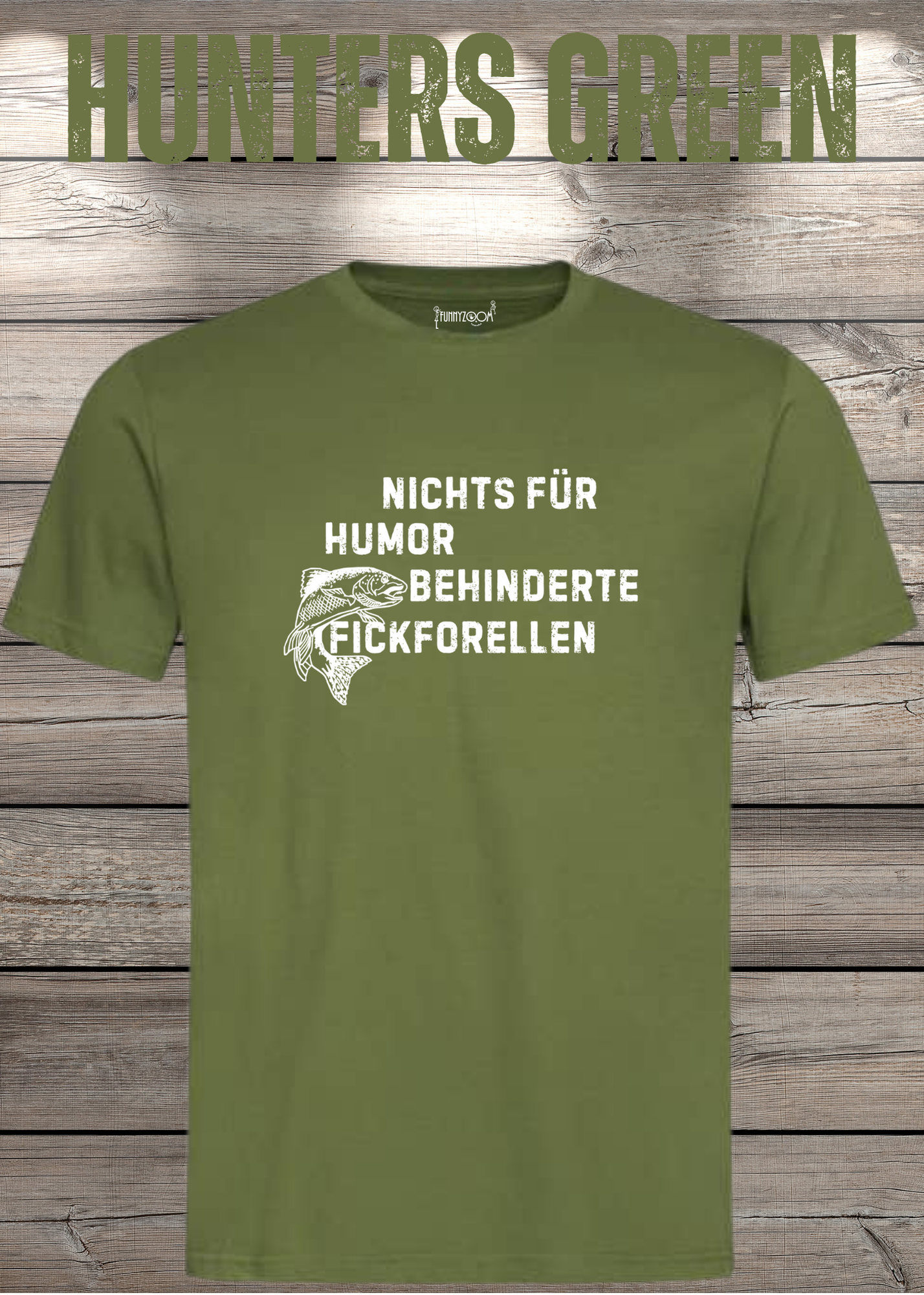 Nichts für humorbehinderte Fickforellen T-Shirt - Witziges Statement Shirt - Lustiges Geschenk Unisex