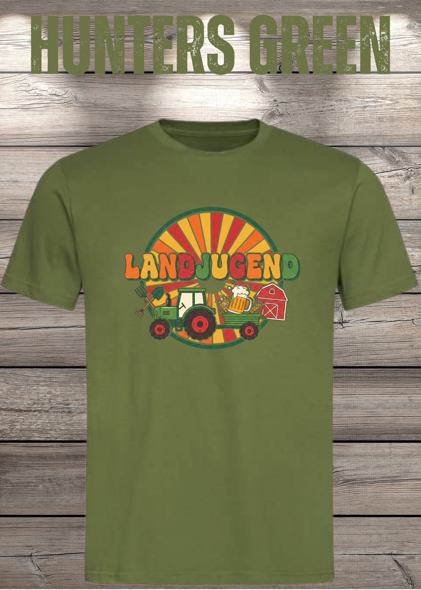 T-Shirt 'Landjugend' - Witziges Statement-Shirt für Landliebhaber
