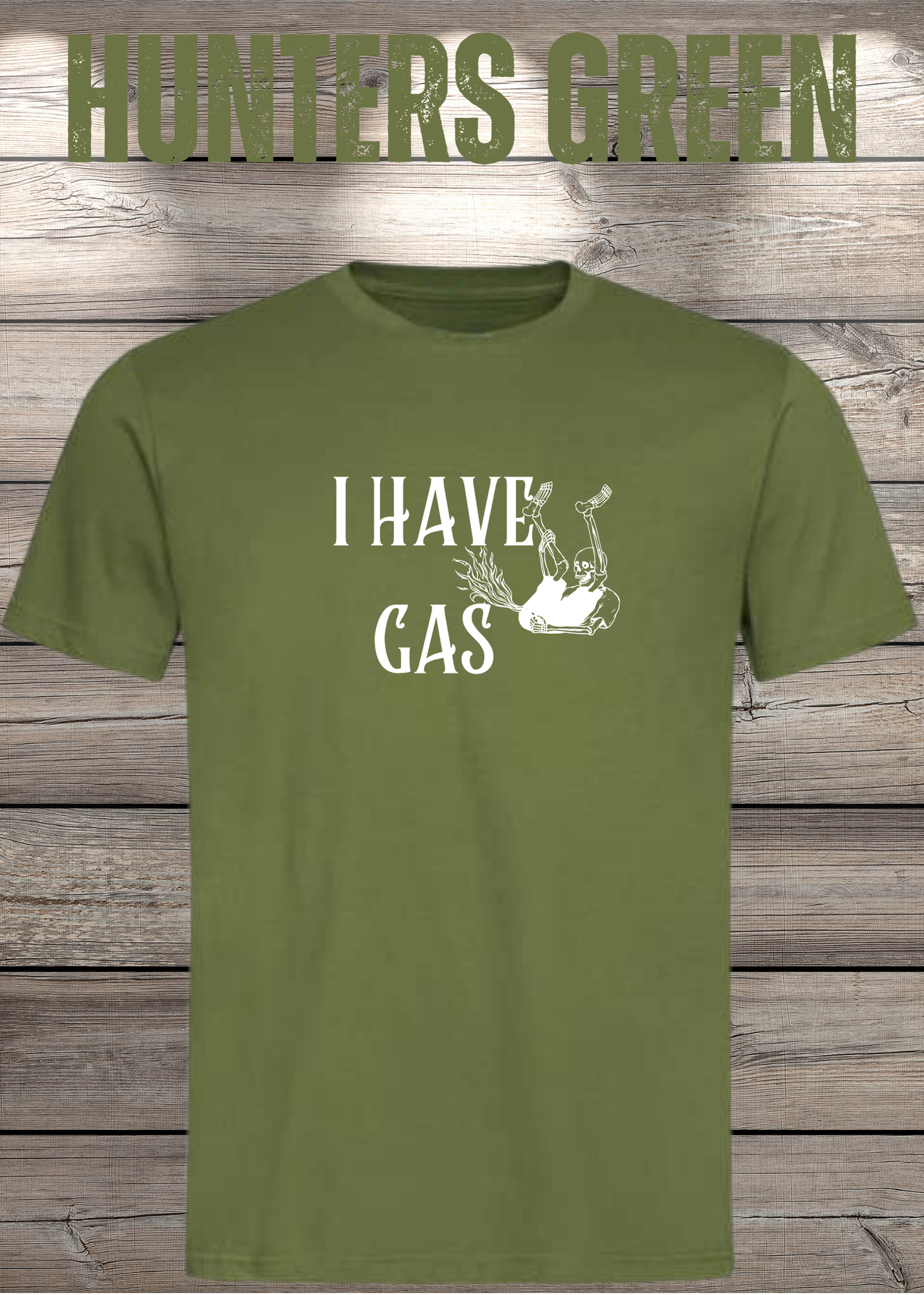 T-Shirt 'I Have Gas' - Sarkastisches Pupsen-Shirt für Ehrliche