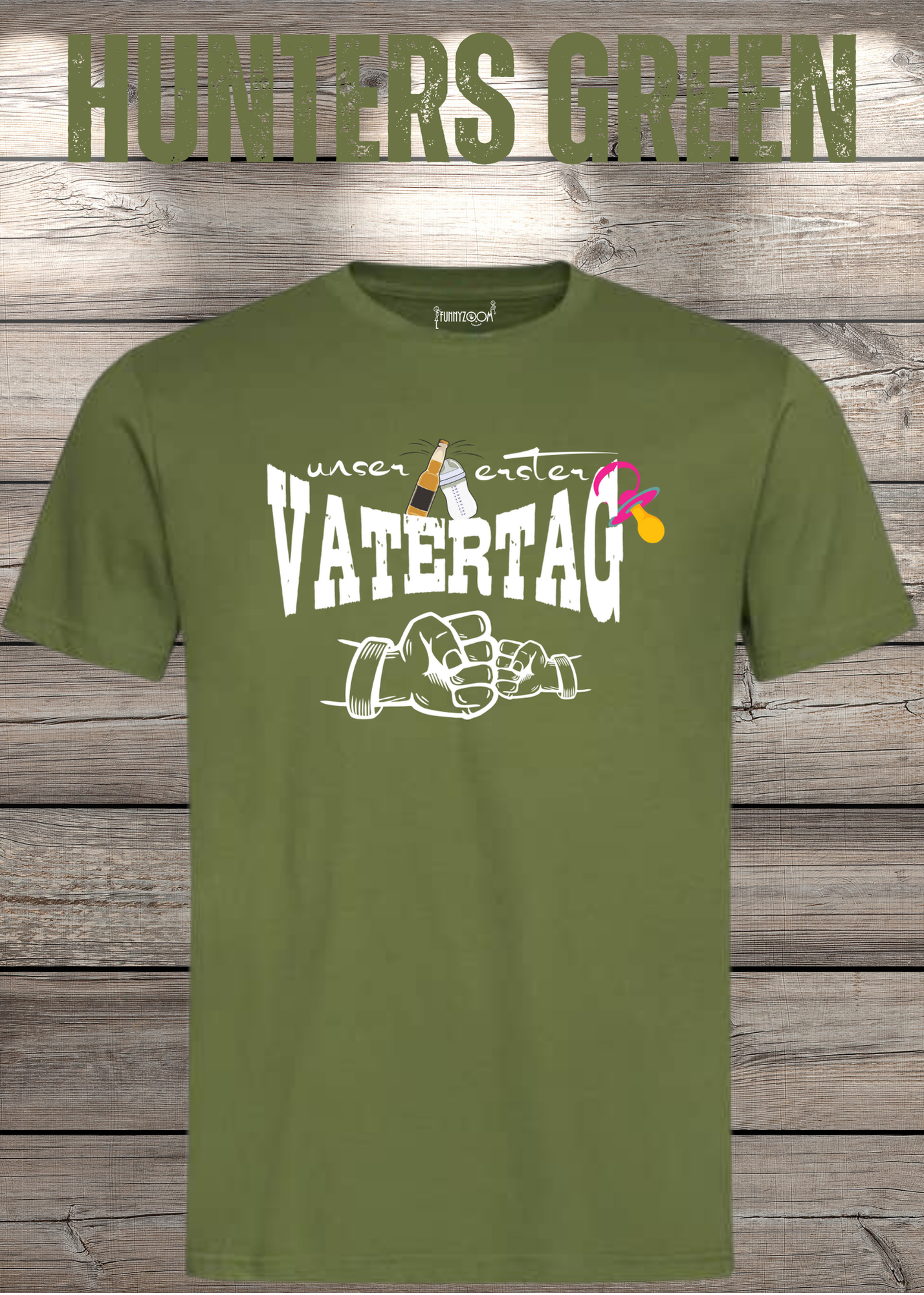 Herren T-Shirt für Papas mit Mädels Unser erster Vatertag Partnerschirt Vater Tochter T-Shirt Geschenkidee Witziges Papa T-Shirt