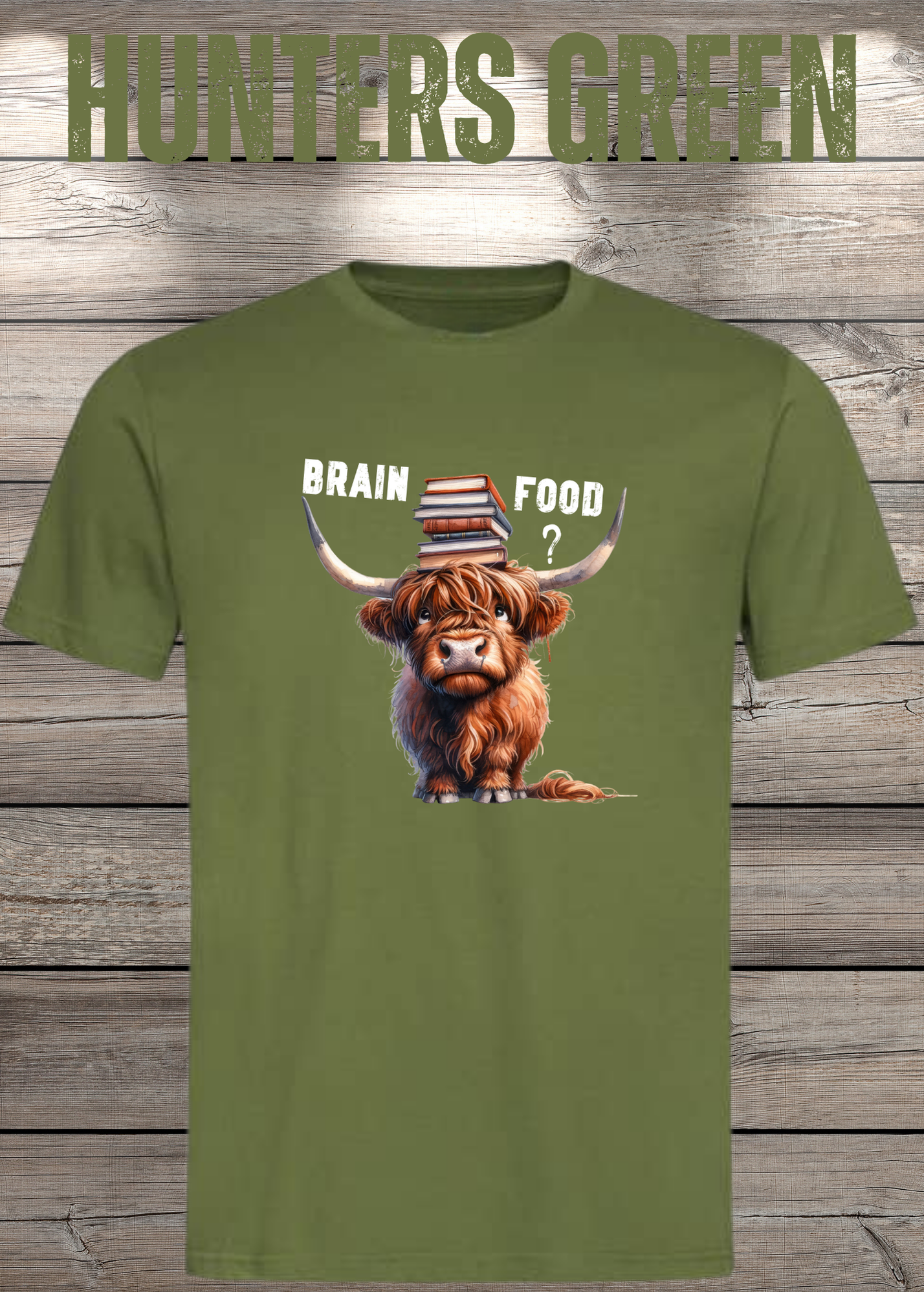 Highland Kuh Unisex T-Shirt Brain food?