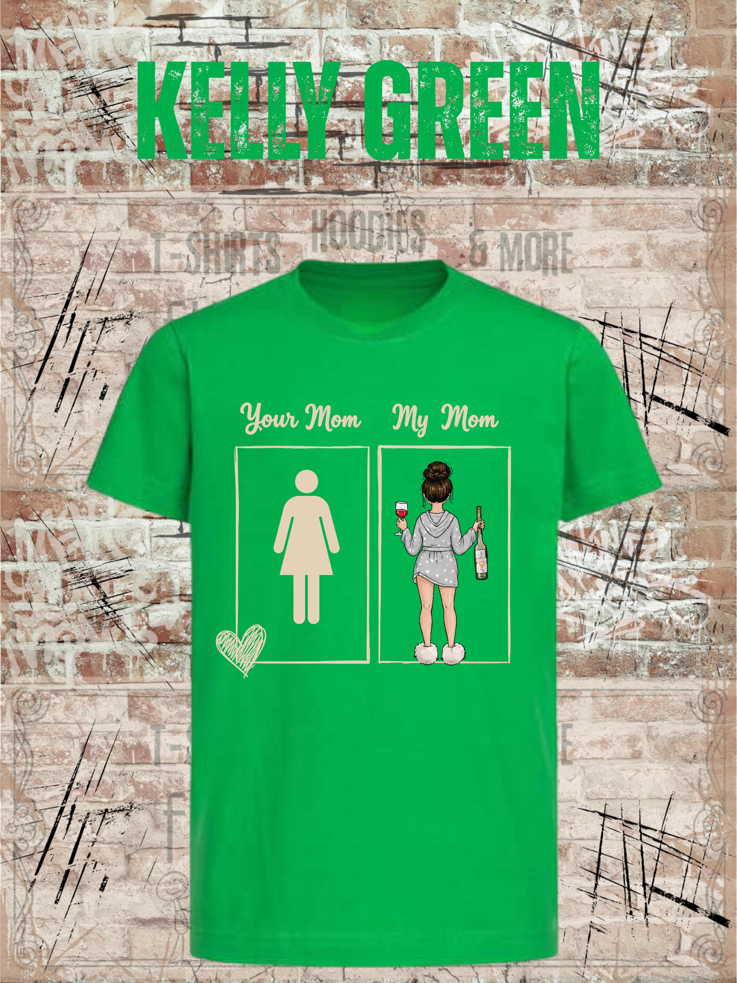 Your Mom My Mom – Lustiges Kinder T-Shirt mit Mama-Motiv