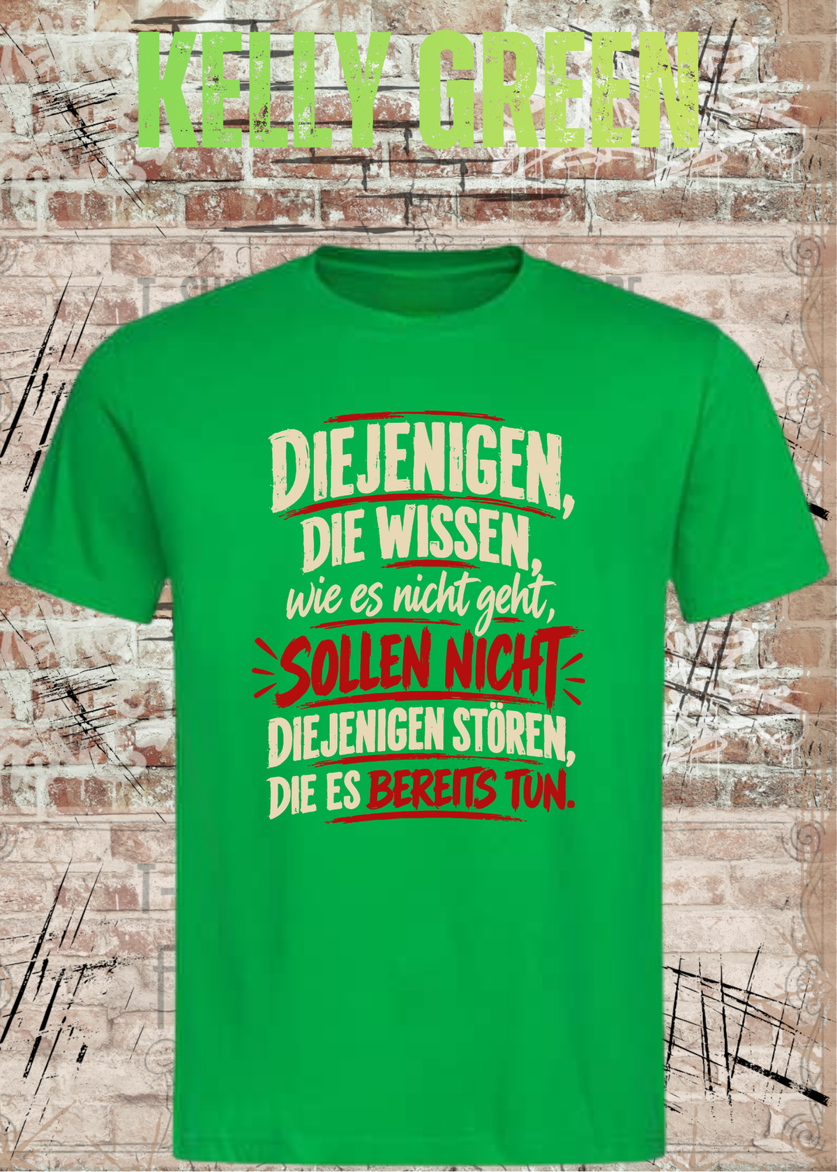 Diejenigen, die wissen – Macher Statement T-Shirt | FunnyZoom