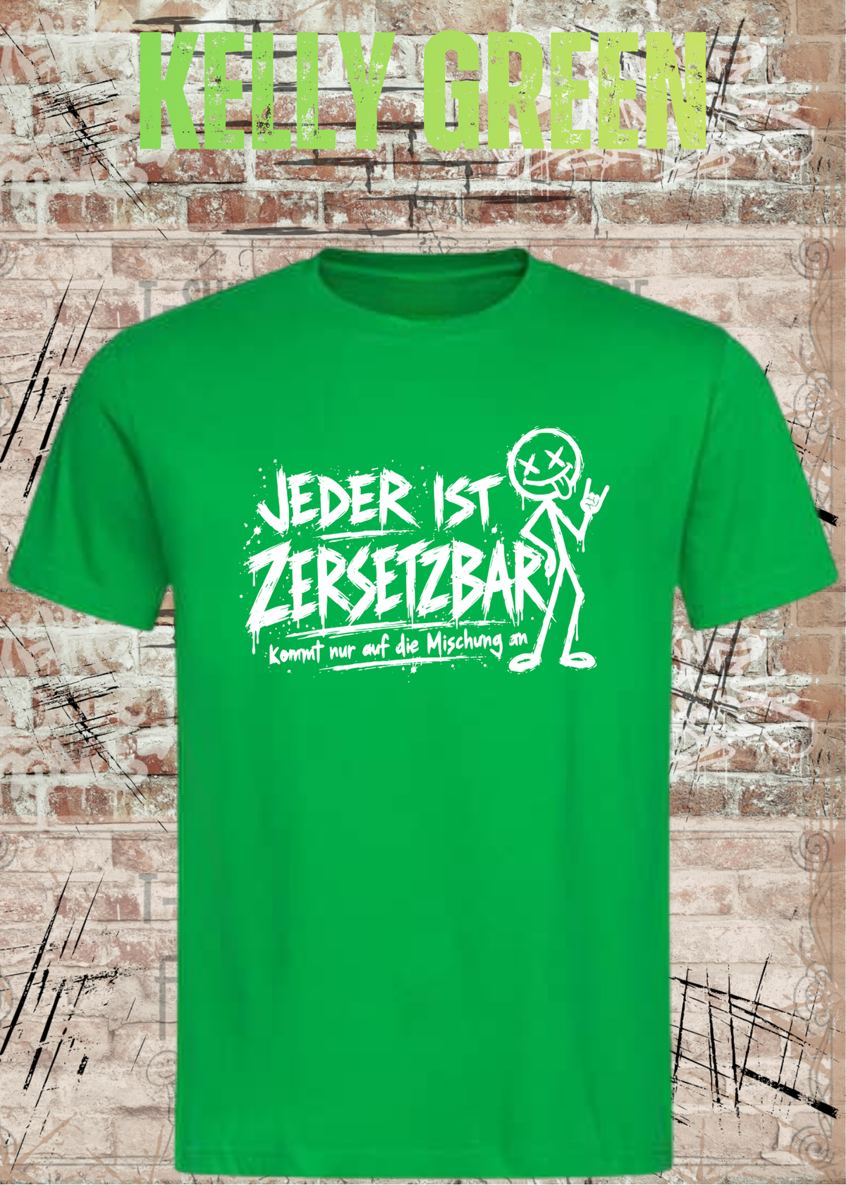 Jeder ist zersetzbar – Sarkasmus Statement T-Shirt | FunnyZoom