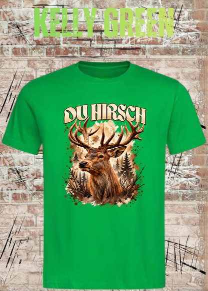 Du Hirsch T-Shirt – Lustiges Hirsch Shirt | Unisex Natur & Jäger Geschenk