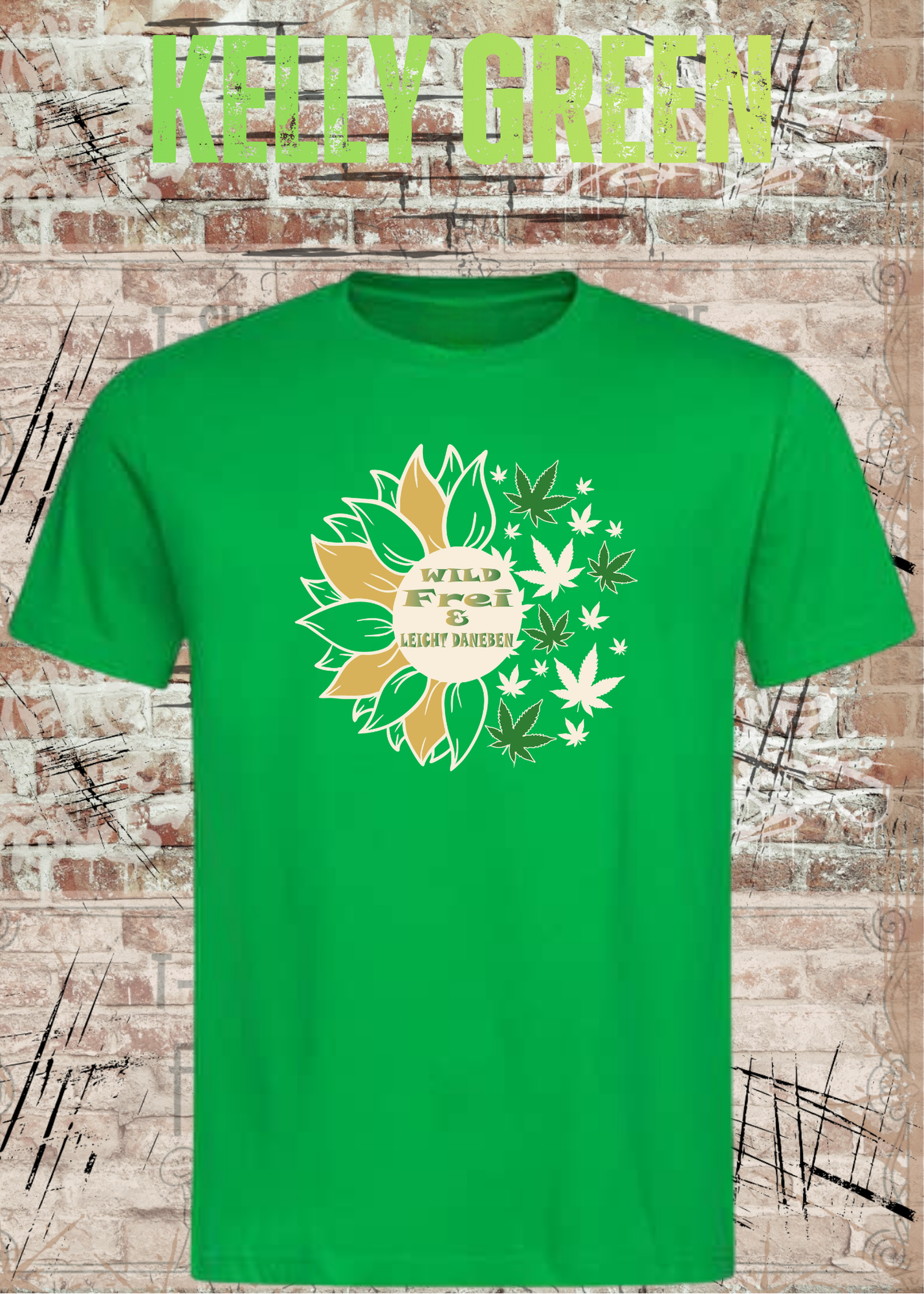 Wild Frei & Leicht Daneben Sonnenblumen Unisex T-Shirt