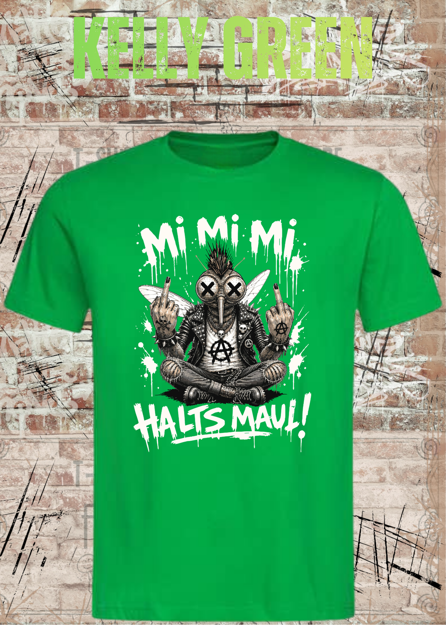 Stech-Mücke Manni T-Shirt – Mi Mi Mi Halt’s Maul Punk Shirt